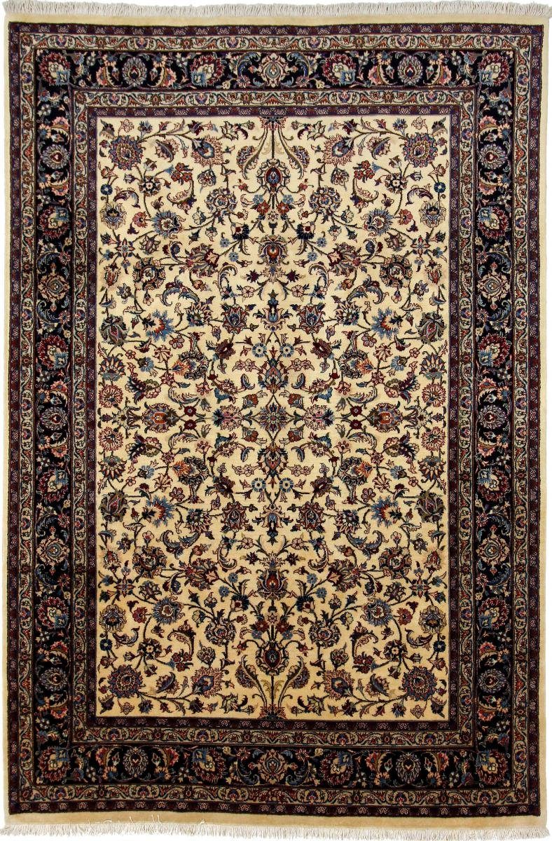 Orientteppich Mashhad Kork 201x297 Handgeknüpfter Orientteppich / Perserteppich, Nain Trading, rechteckig, Höhe: 12 mm