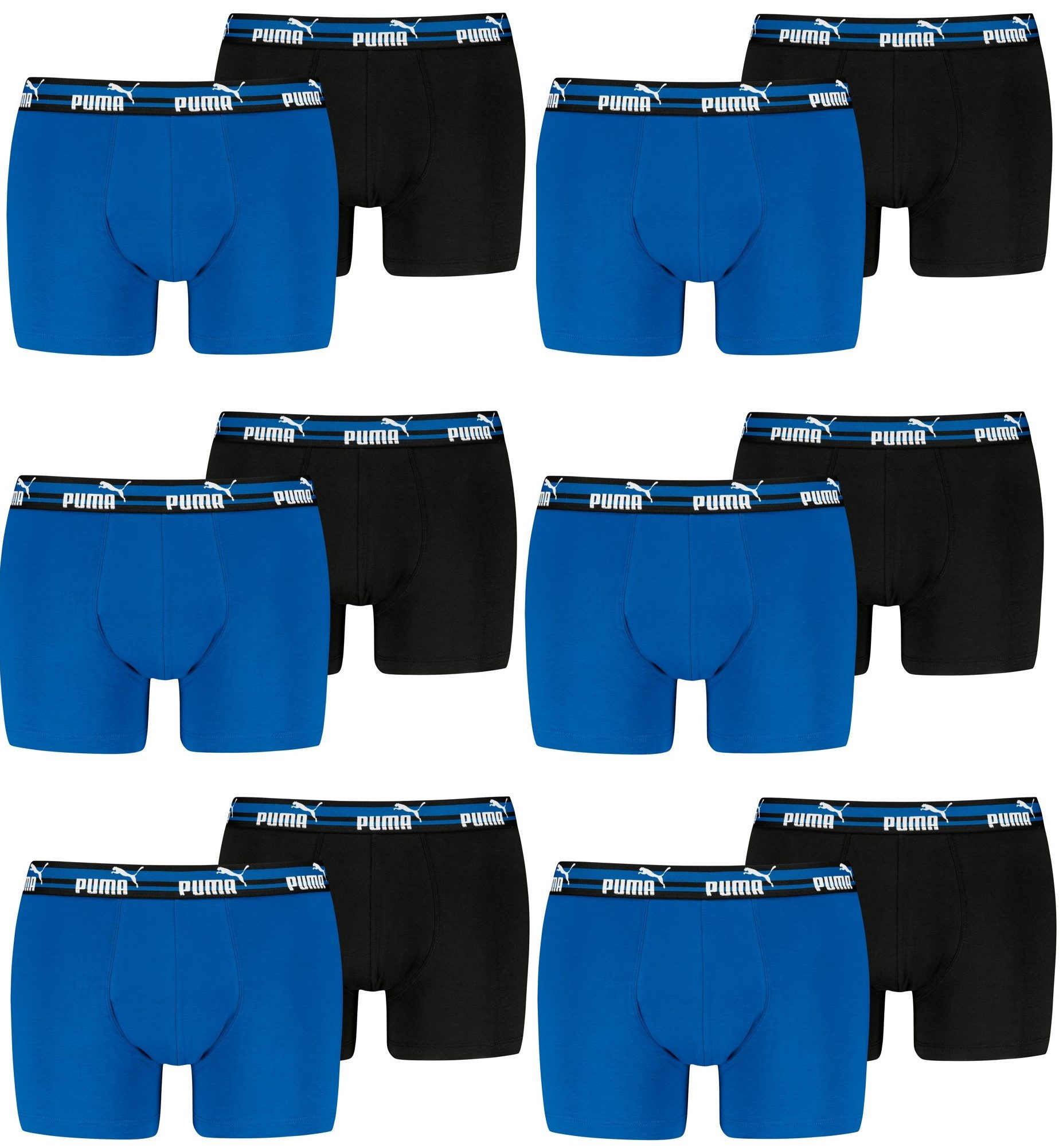 Boxershorts PUMA Herrren Boxershorts Bold im 12er Pack