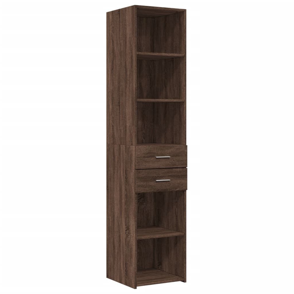 vidaXL Highboard Highboard Braun Eichen-Optik 40x42,5x185 günstig online kaufen