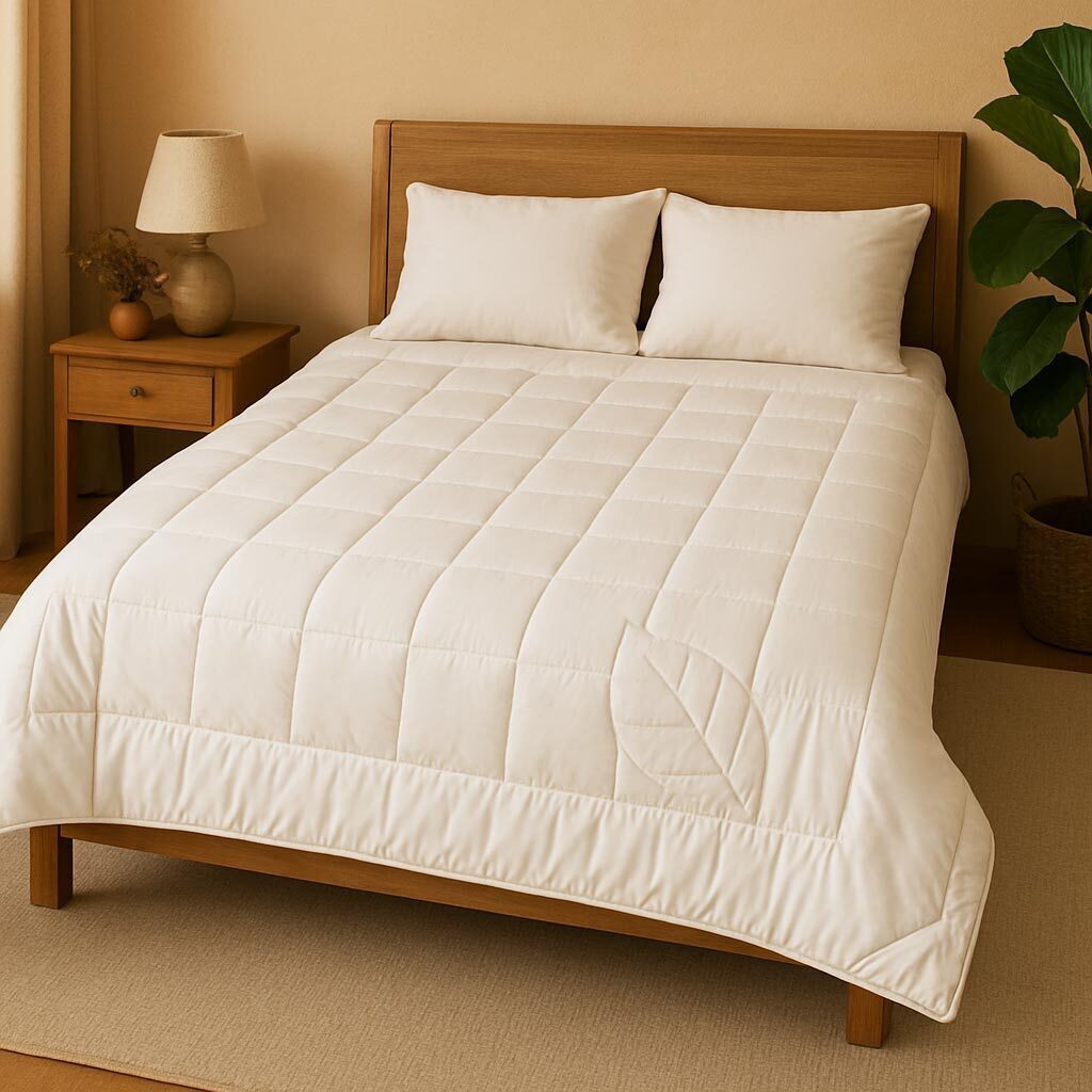 TRAUMSCHLAF Naturhaarbettdecke Nature Zirbe, Füllung: 100% Schurwolle mit Zirbenholzspänen, Bezug: Bezug: 100% Lyocell, Füllung: 100% Lyocell mit Zirbenholzspänen, Natur Pur mit Mehrwert