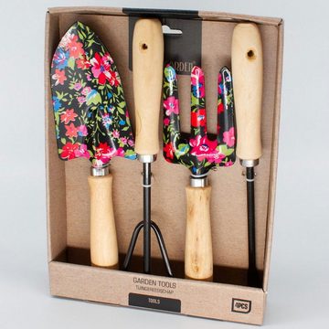 Koopman Gartenpflege-Set Bunt, Gartenwerkzeug, verschiedene Farben, Gartenarbeit