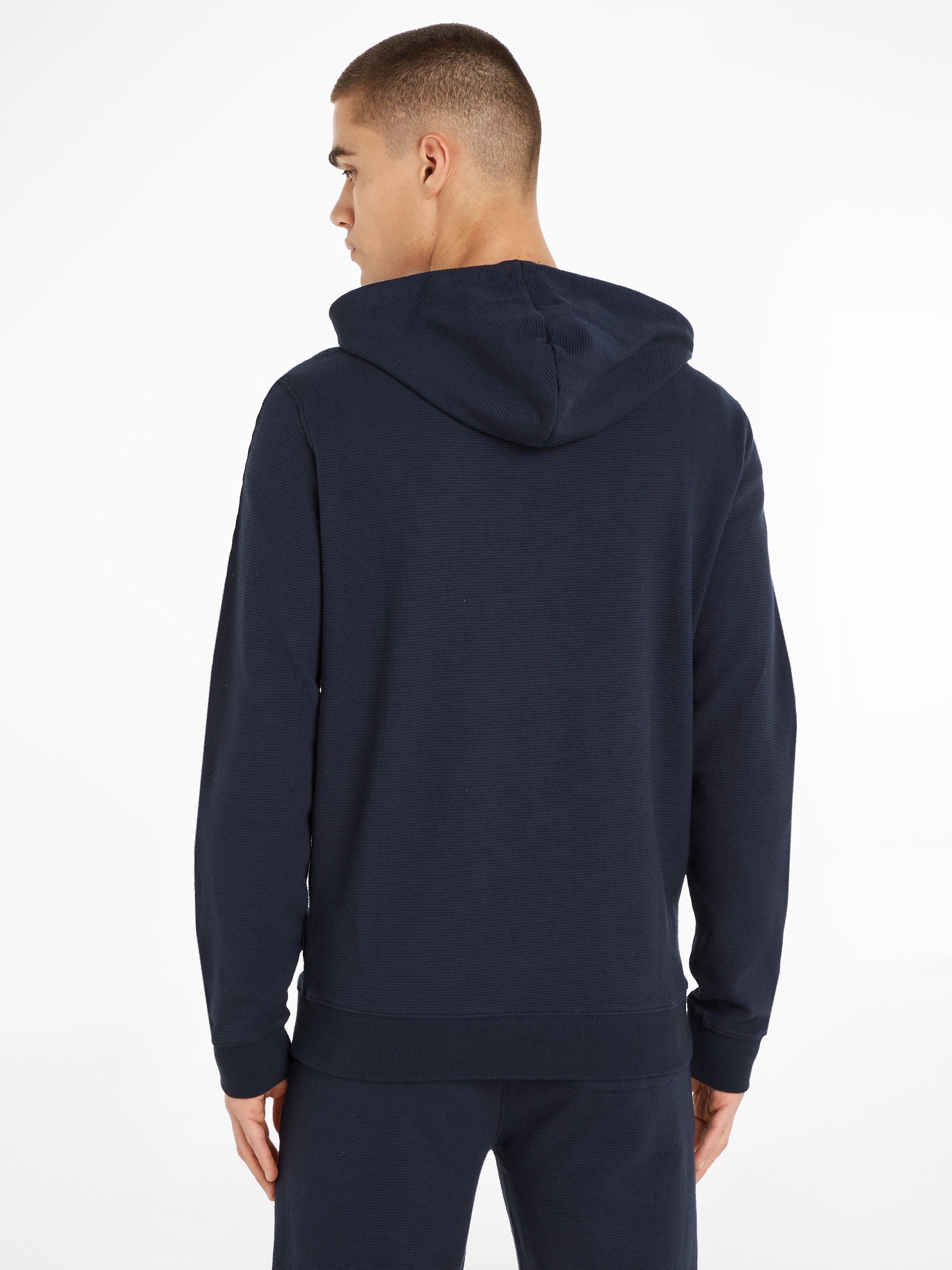 sky Ärmeln Underwear an mit Hilfiger Tommy den Markenlabel HWK desert FZ Hoodie HOODIE