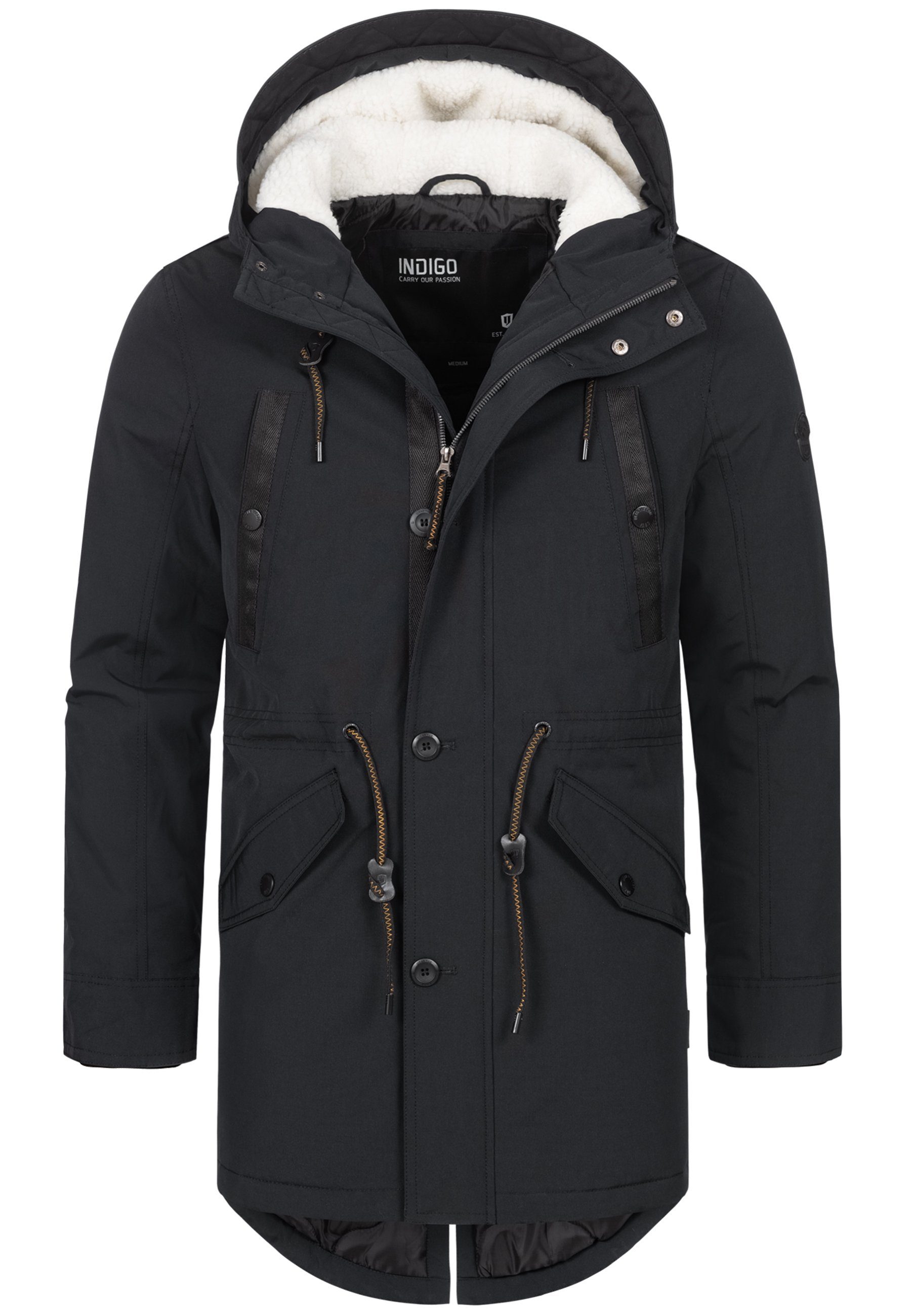 Indicode Parka INBenicio Black