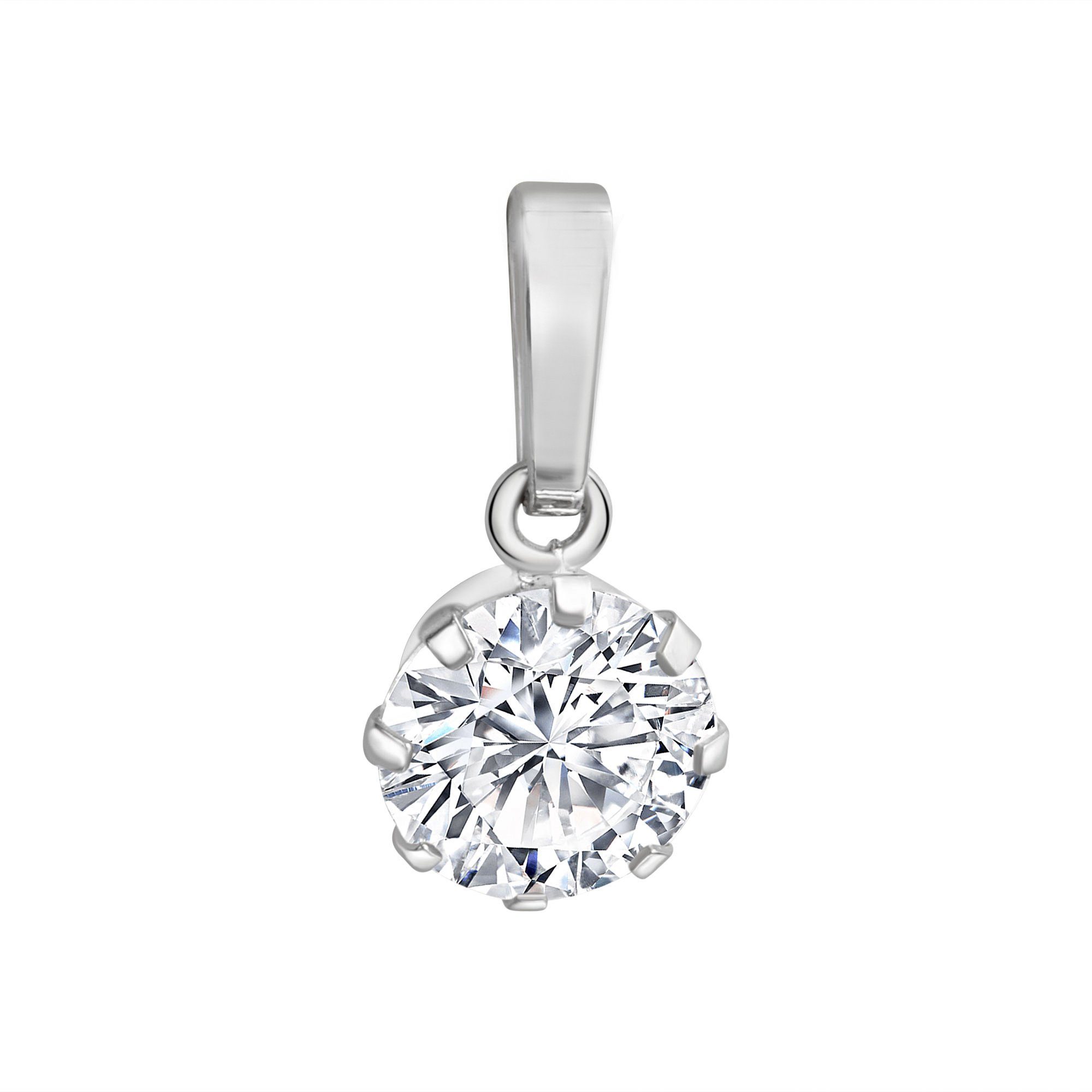 Vivance Kettenanhänger Silber 925 rhodiniert Zirkonia günstig online kaufen
