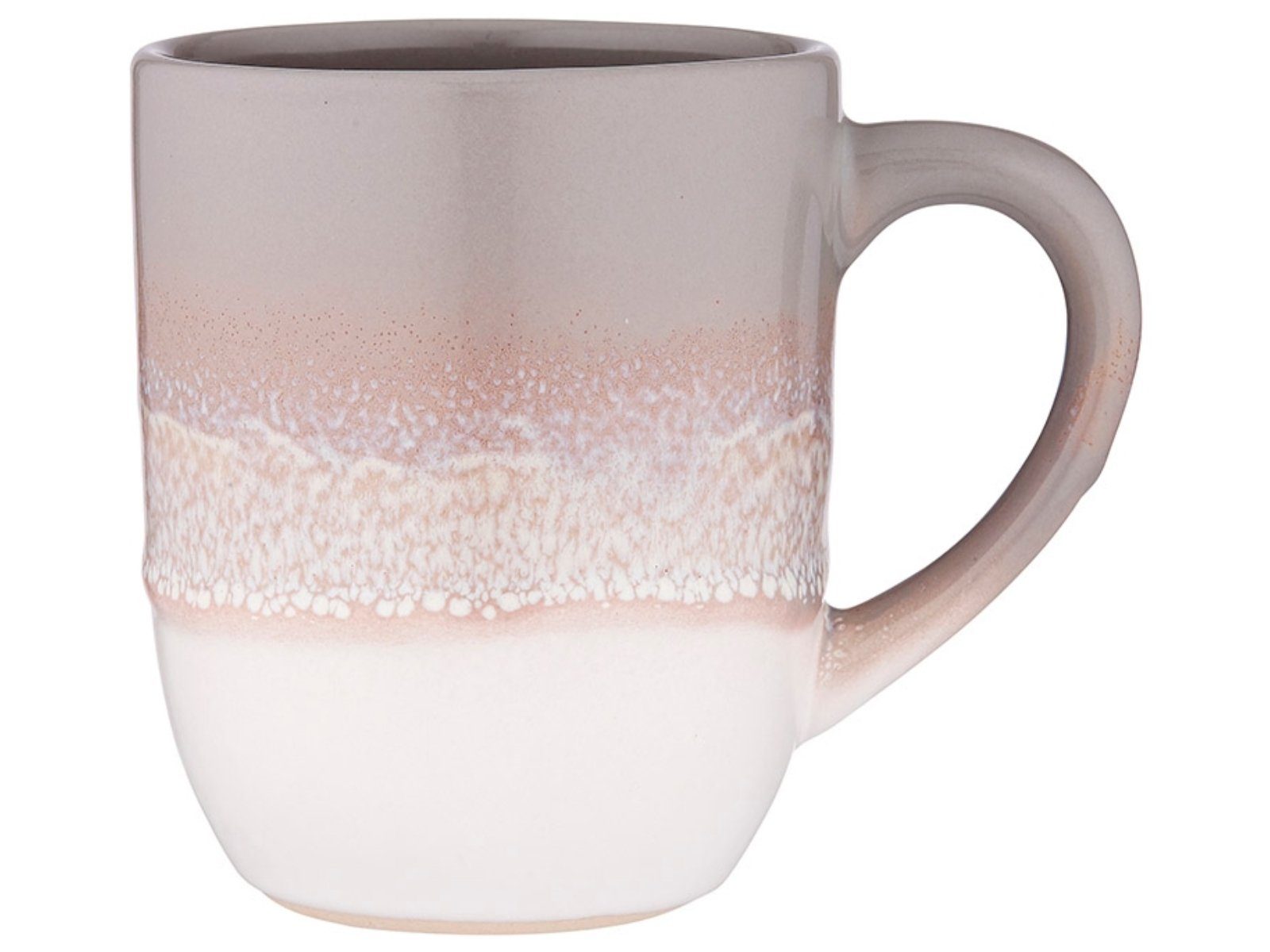 Ladelle Кружки CAFE Кружки mit Henkel schattiert grau 0,3 l, Steinzeug, Cafe Ombre Grey Mug 12x8x10cm