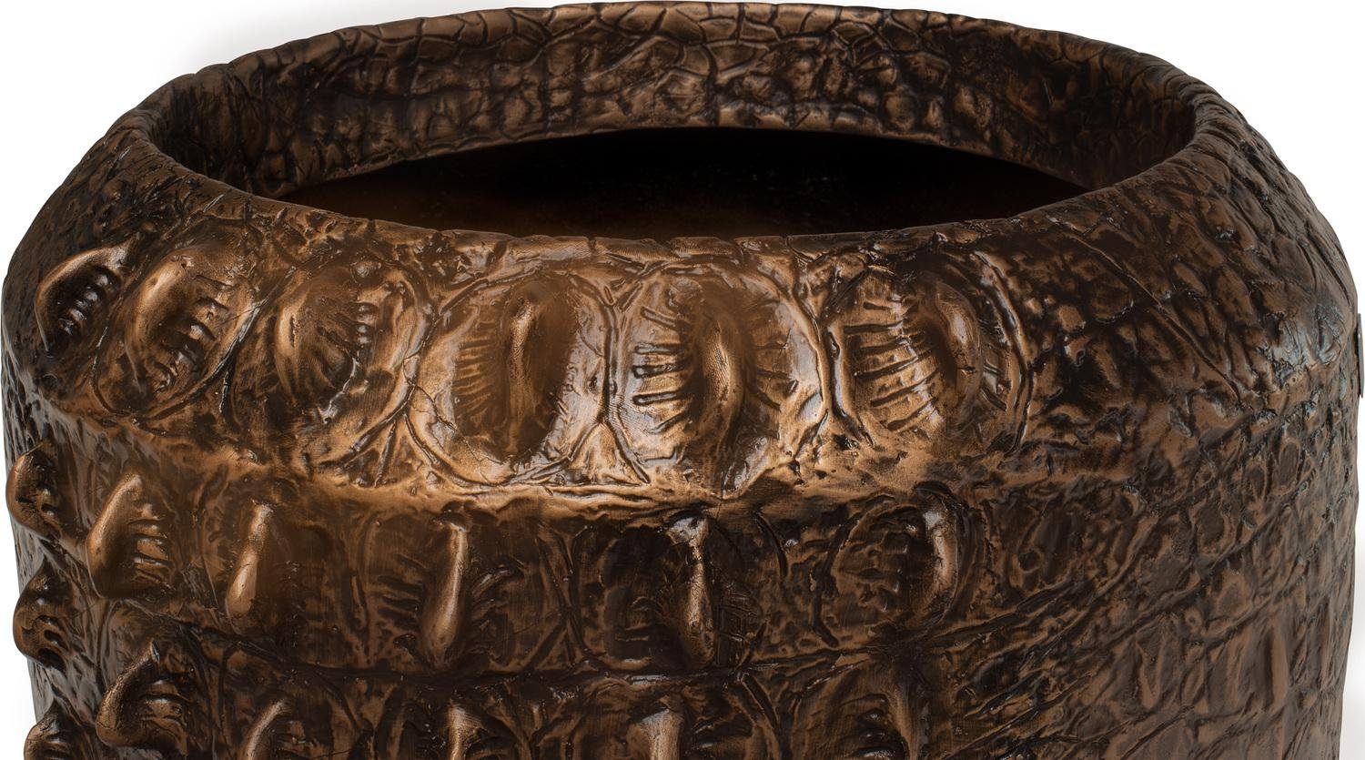 fleur Ø bronze Bodenvase, Croc 50 Höhe100 Pflanzkübel cm, cm, ami