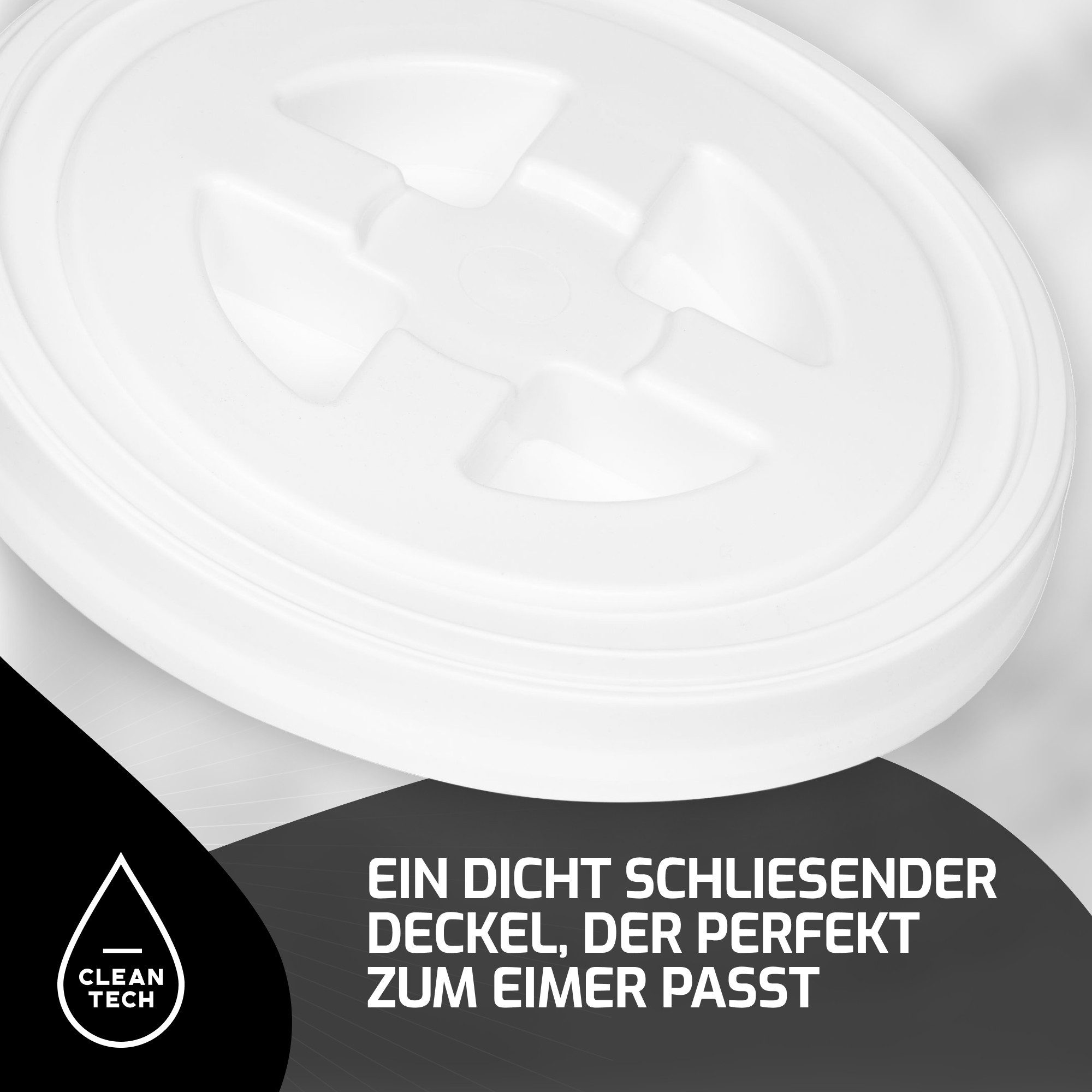 BENBOW Reinigungs-Set Deckel weiß, (1-teilig), Deckel weiß