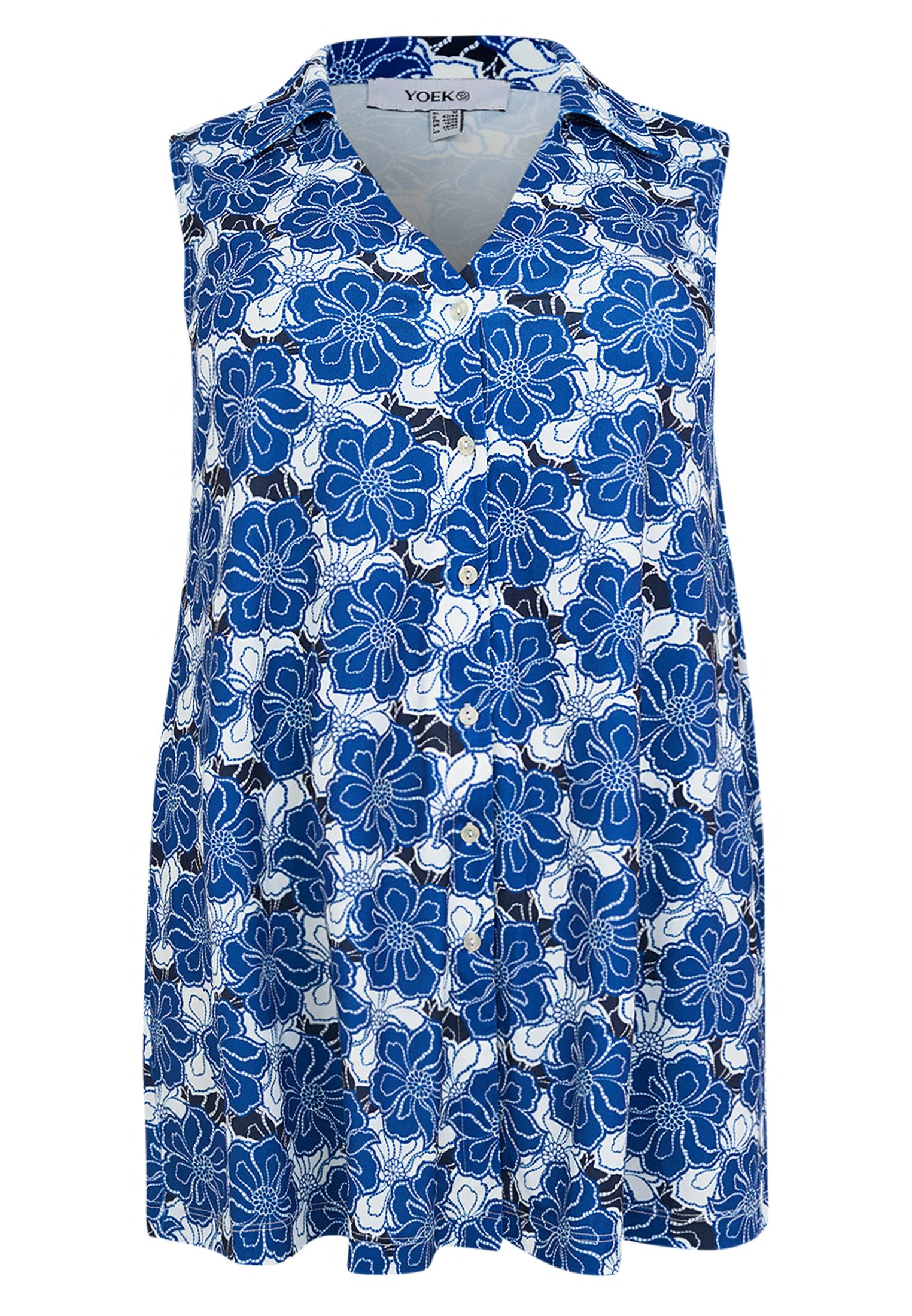 YOEK Shirttop Damen Top ärmellos