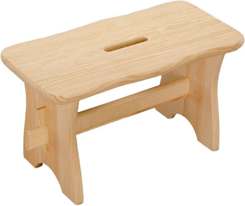 KESPER® Fußhocker Fußbank aus Kiefernholz, belastbar bis 150 kg, Maße: 38,5 x 19 x 21 cm (1 St)