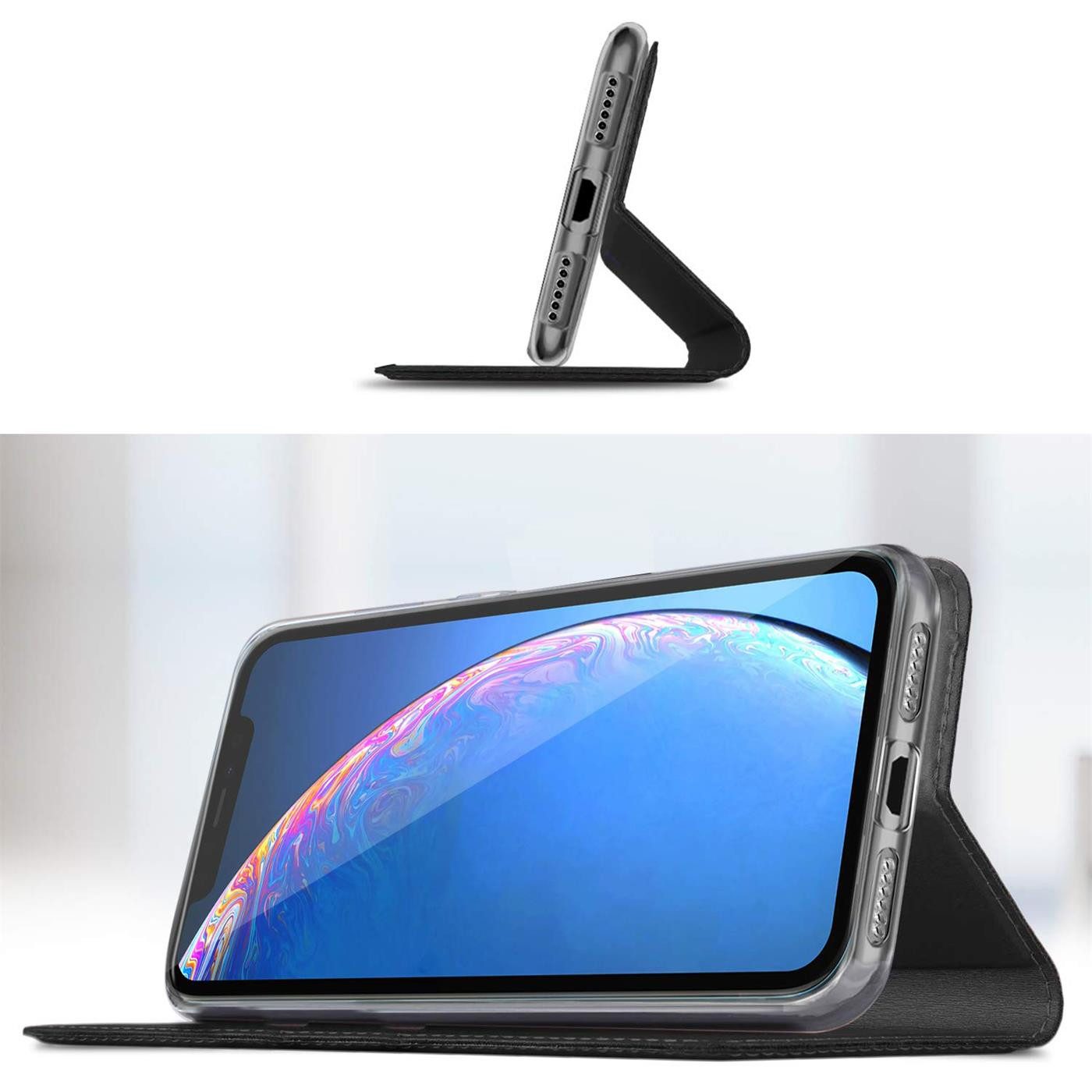 CoolGadget Handyhülle Magnet Case Handy Tasche für Apple iPhone 11 6,1 Zoll, Hülle Klapphülle Ultra Slim Flip Cover für iPhone 11 Schutzhülle – Bild 4 von 5