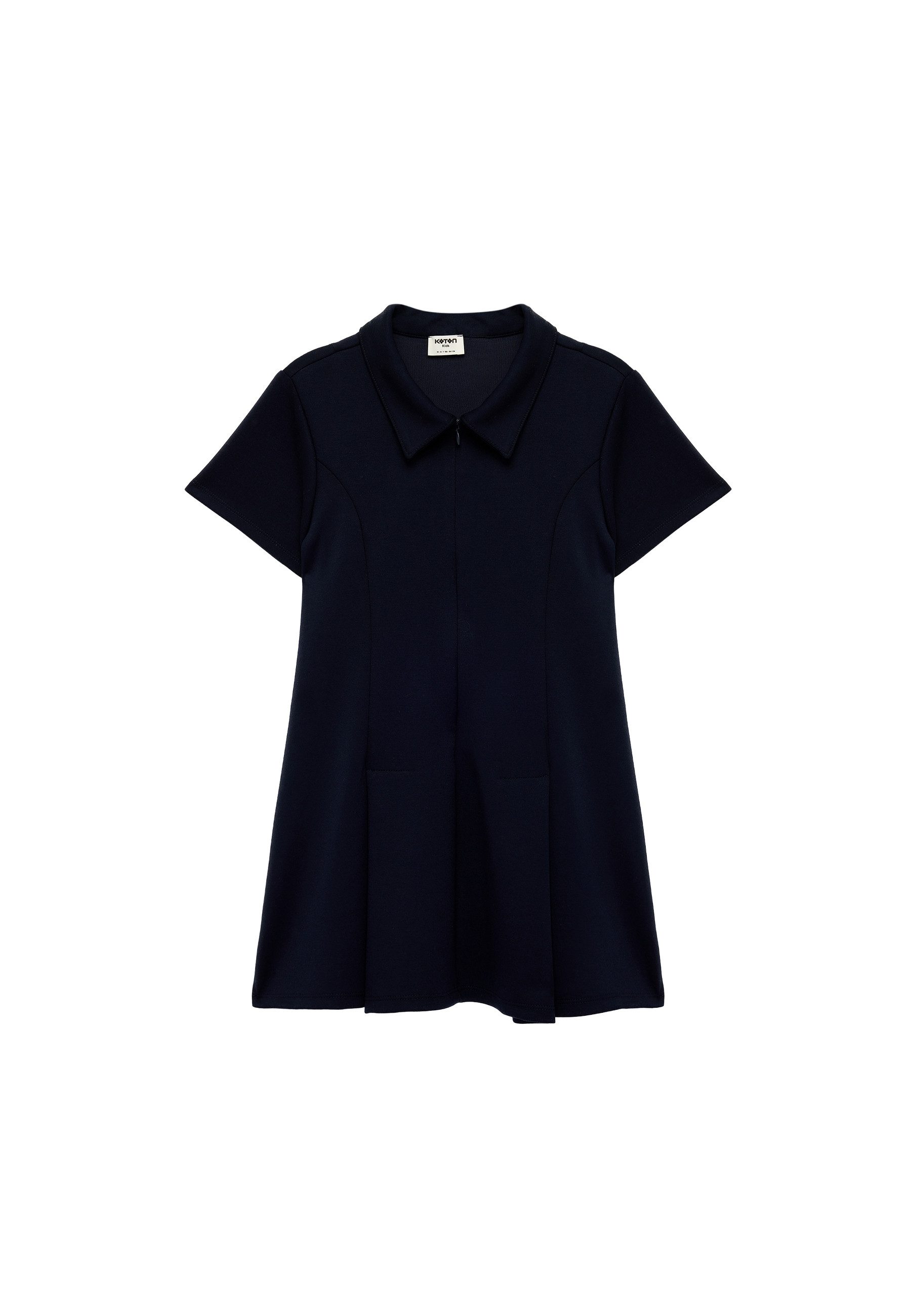 Koton Midikleid Koton Viskose-Kleid Mit Hemdkragen