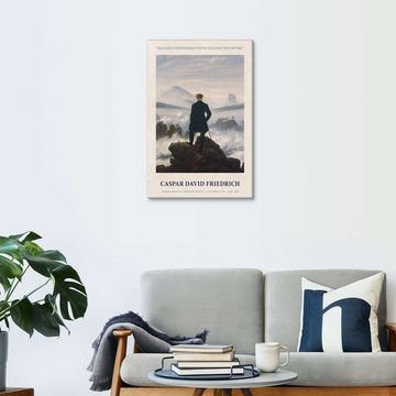 Posterlounge Leinwandbild Caspar David Friedrich, My Dialogue with Nature, Schlafzimmer Modern Malerei