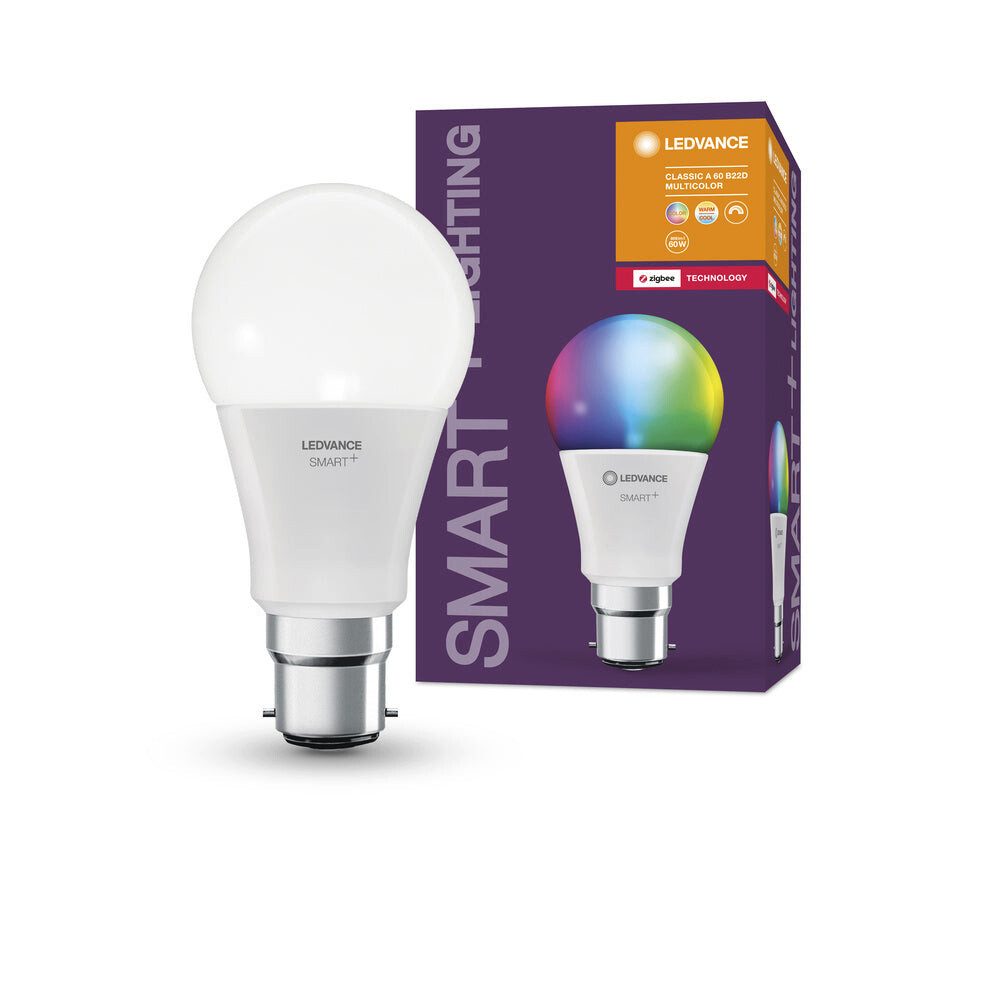 PLASTICS, 9W, B22d, warmweiß, 806lm, IP20, L110mm Smart-Home-Station