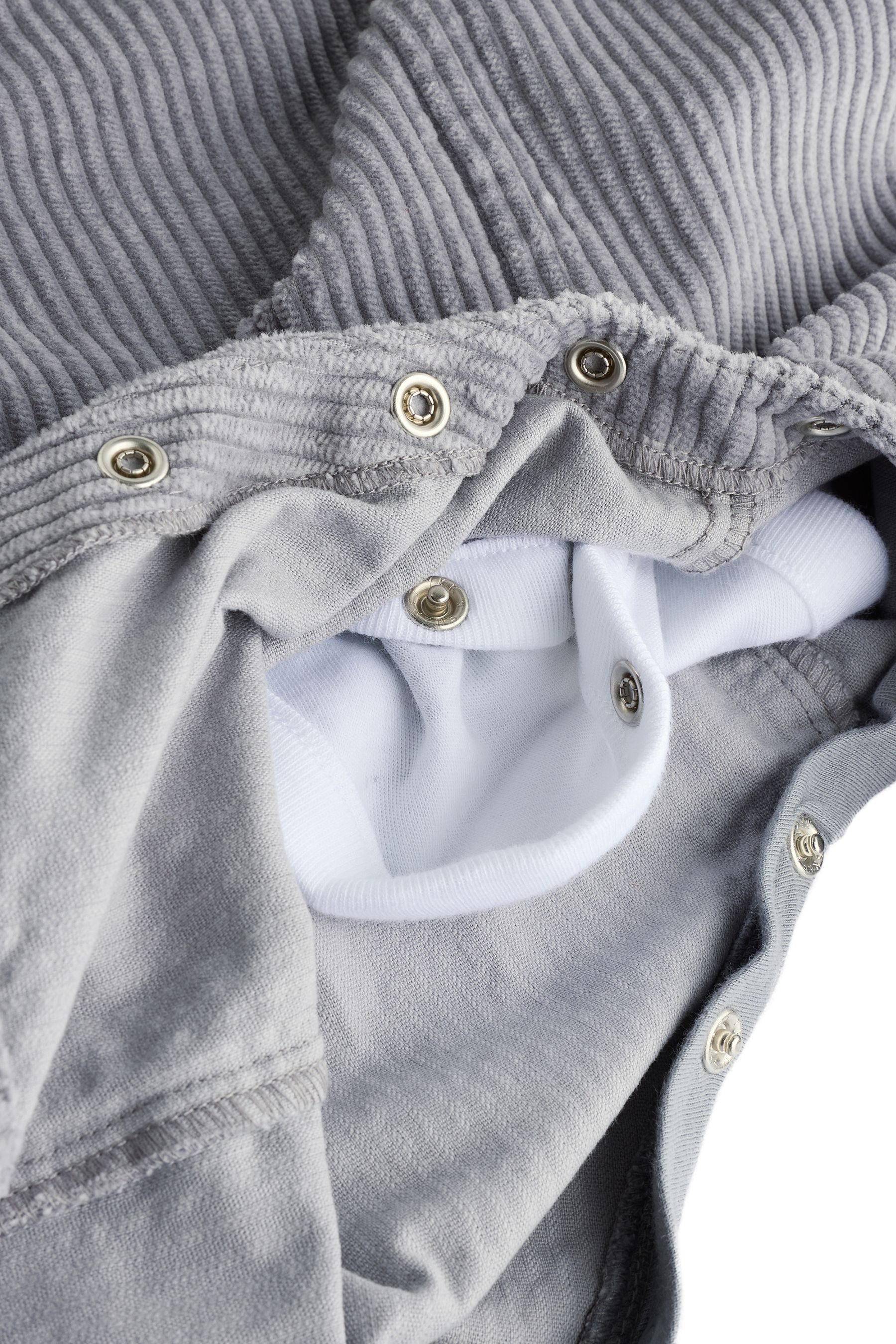 Next Body & Hose Baby Latzhose aus Cord und Bodysuit im Set (2-tlg)