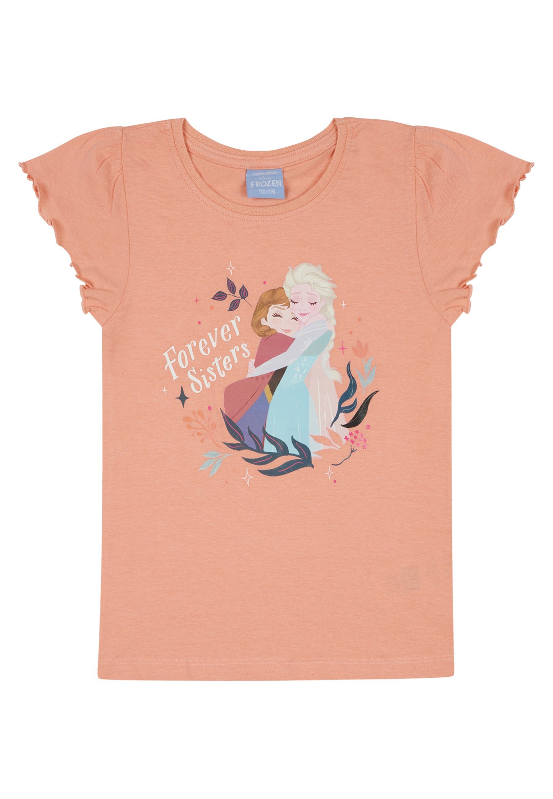 Disney Frozen T-Shirt Elsa Die - & Eiskönigin Frozen Mädchen Anna Oberteil Top Shirt T-Shirt