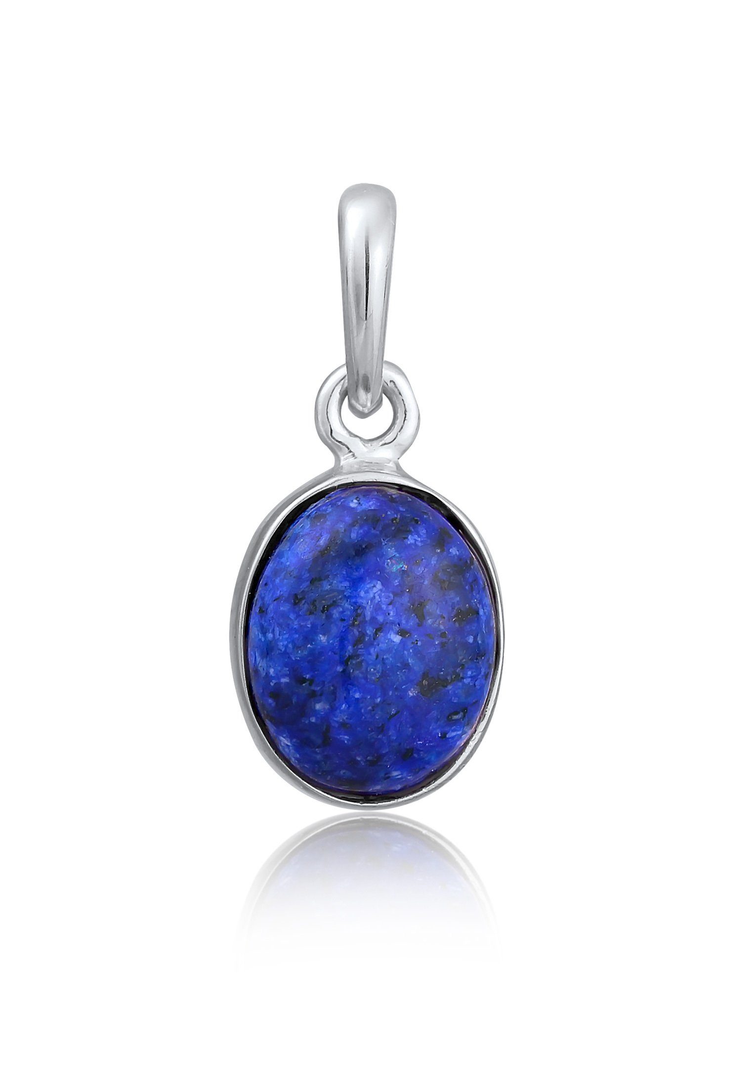Elli Kettenanhänger Lapis Lazuli Edelstein Oval günstig online kaufen