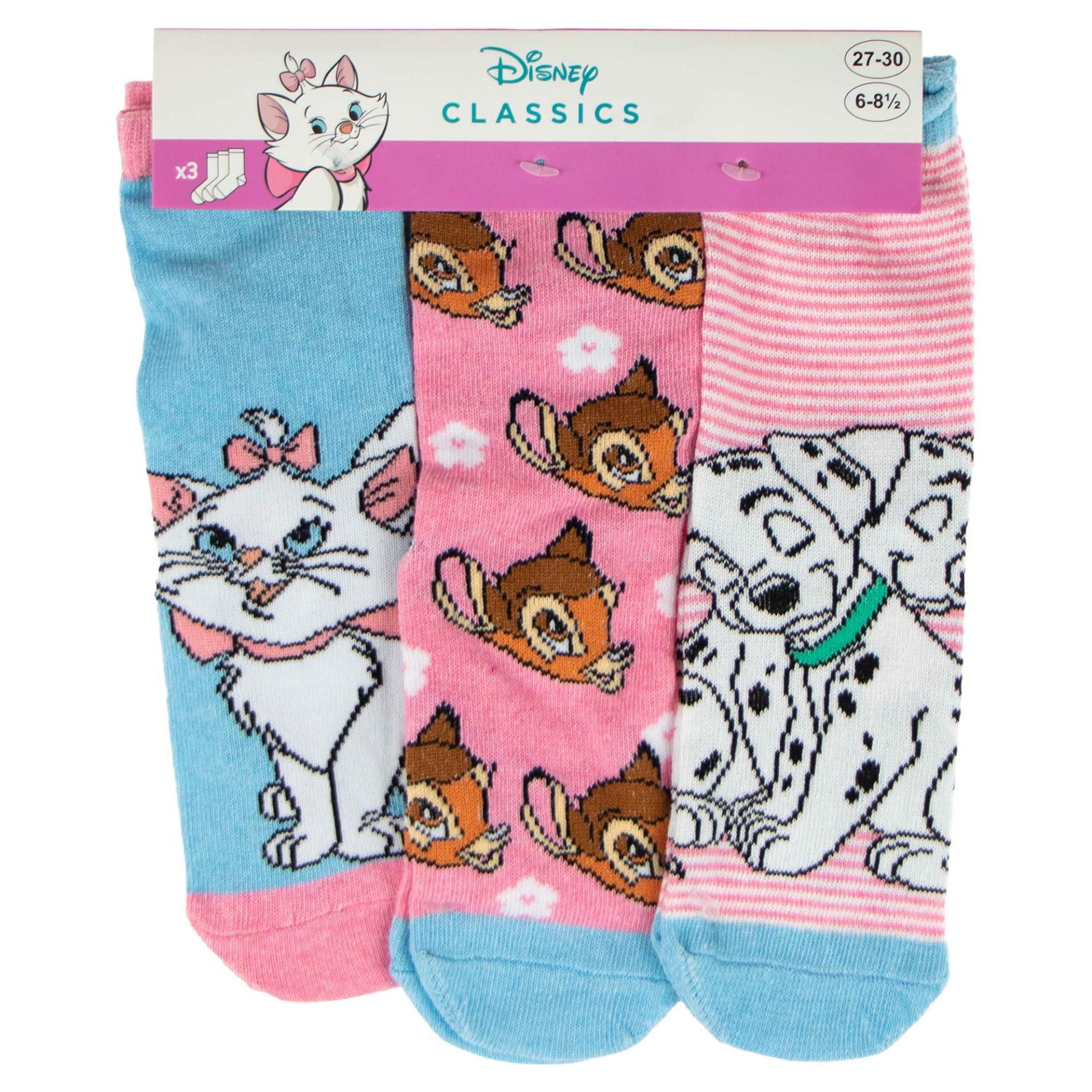 Disney Sneakersocken Disney Socken Set – 3er-Pack lustige Kinder Strümpfe & Söckchen