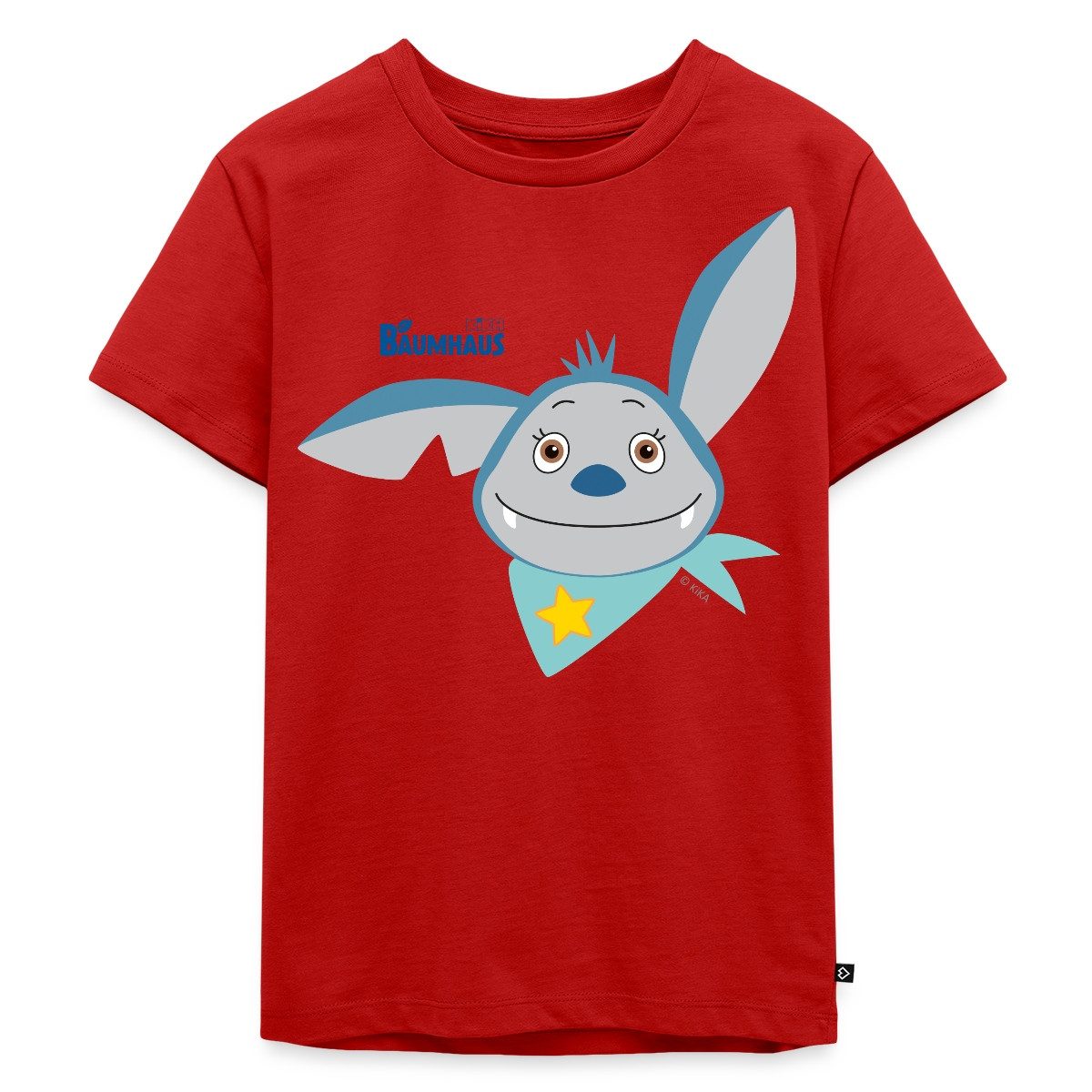 T-Shirt KiKA-Baumhaus mit Fidi Gesicht Kinder Premium T-Shirt