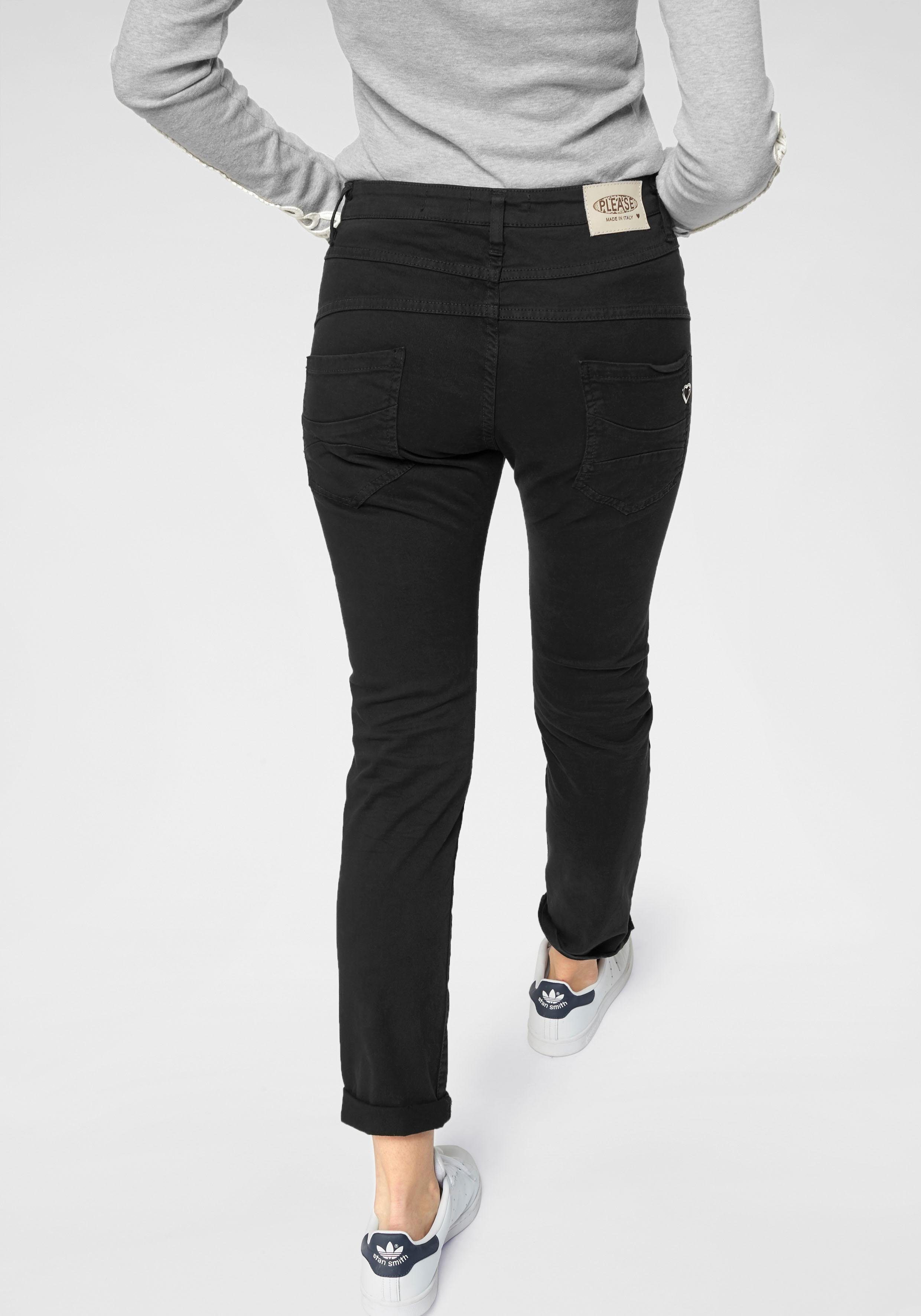 Please Jeans 5-Pocket-Jeans P78A Crinkle Optik günstig online kaufen