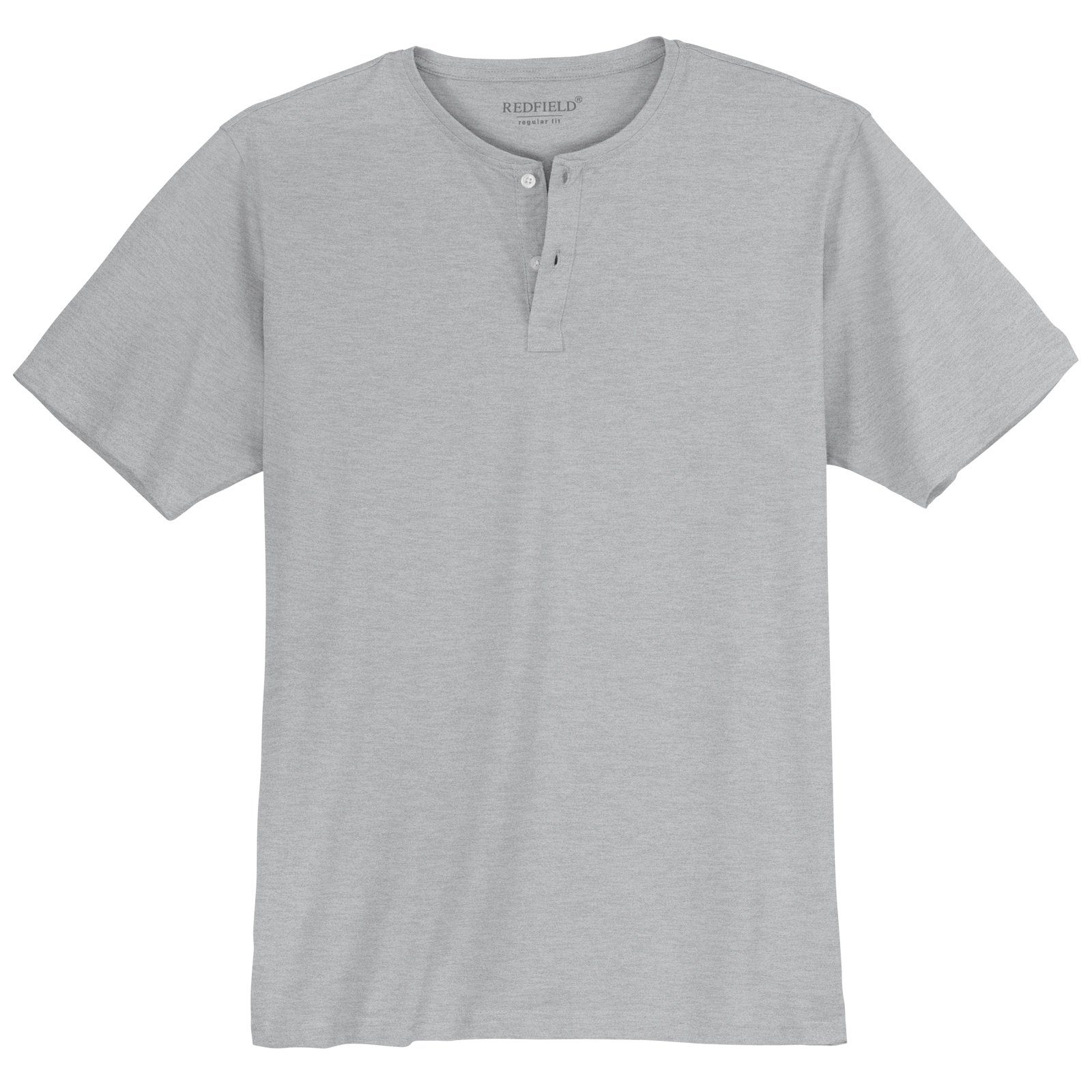redfield Rundhalsshirt Redfield Übergrößen T-Shirt grau günstig online kaufen