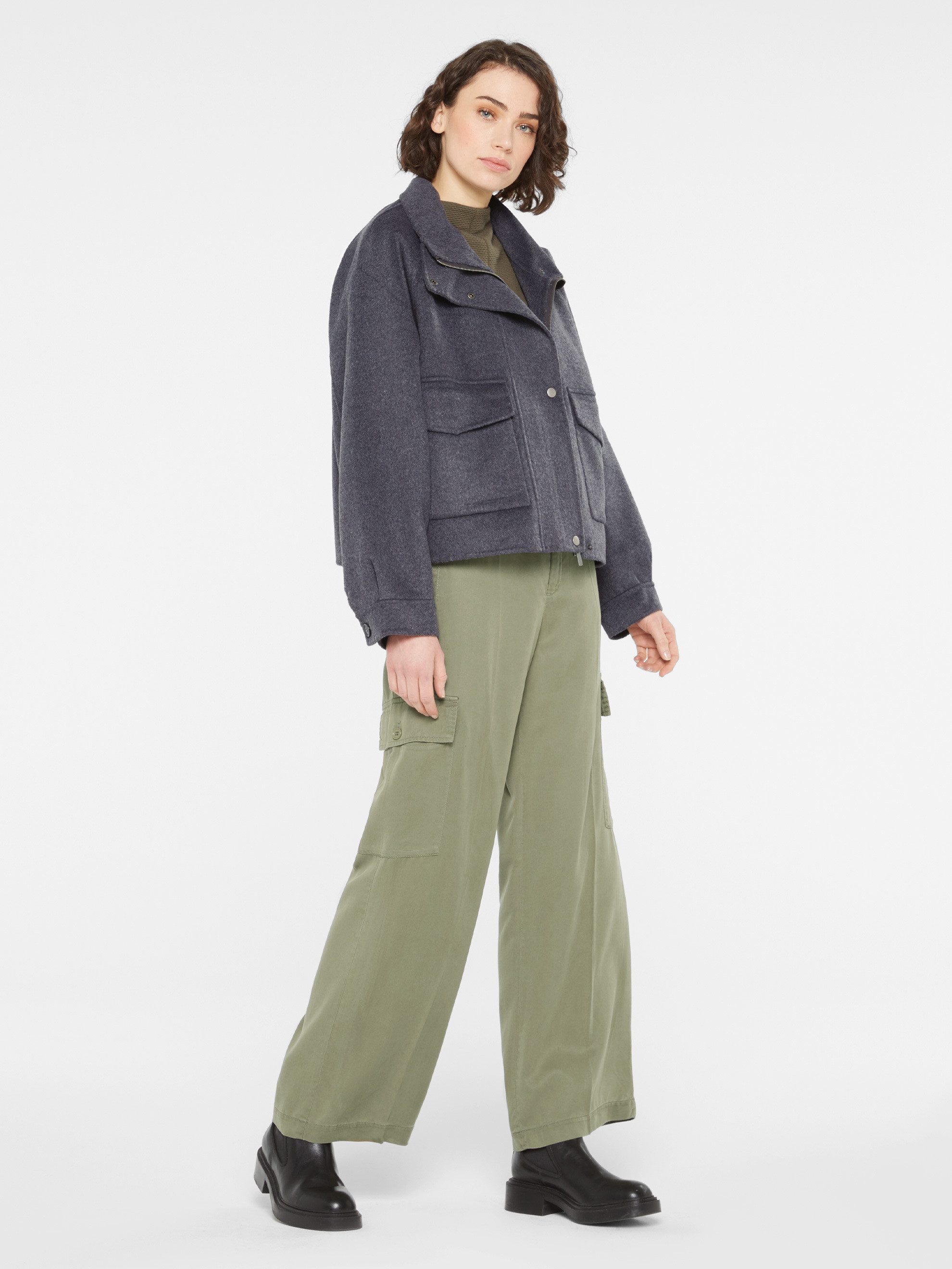 SENSES.THE LABEL Cargohose mit weitem Bein