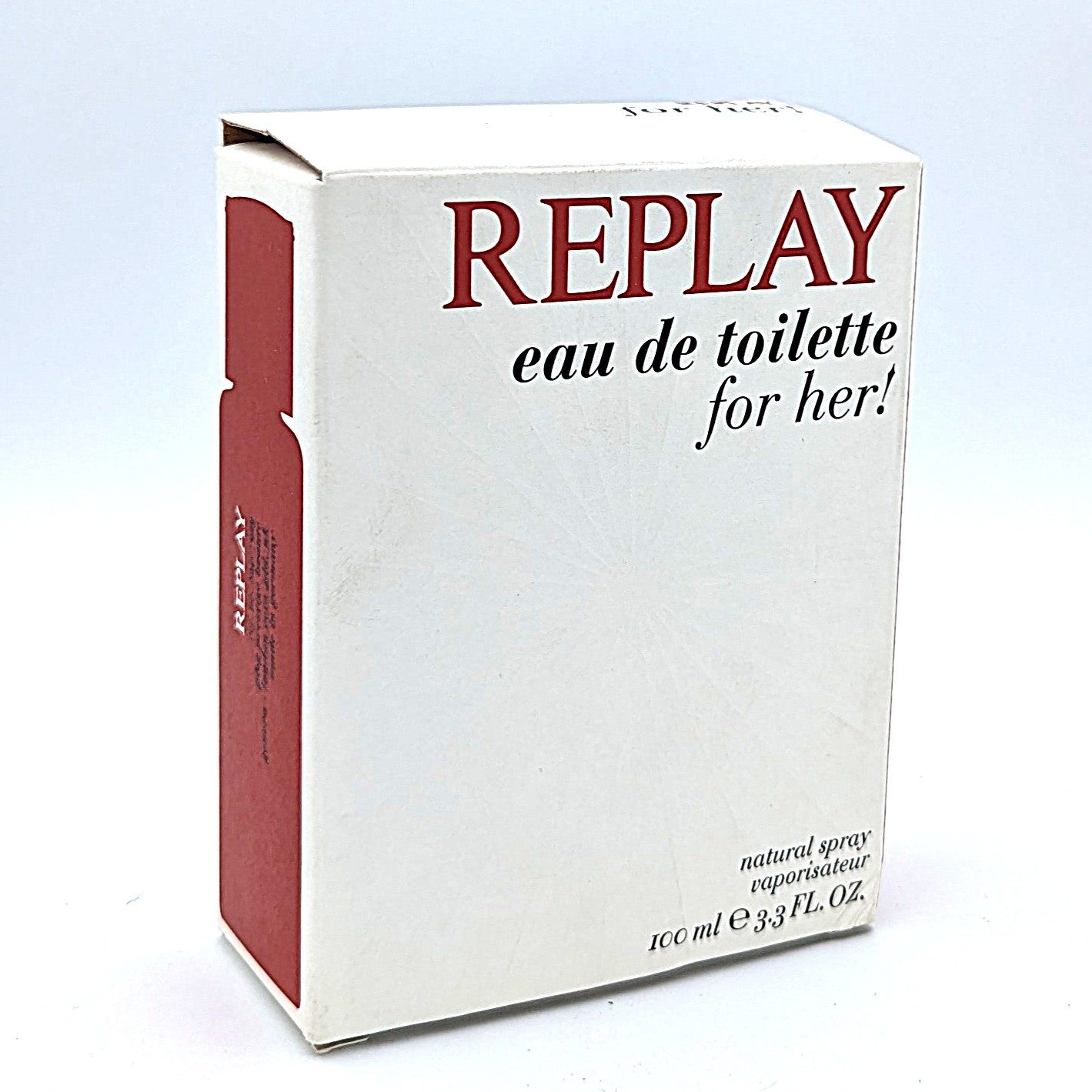 Replay Eau de Toilette for her! 100 ml 3.3 FL Oz Natural Spray