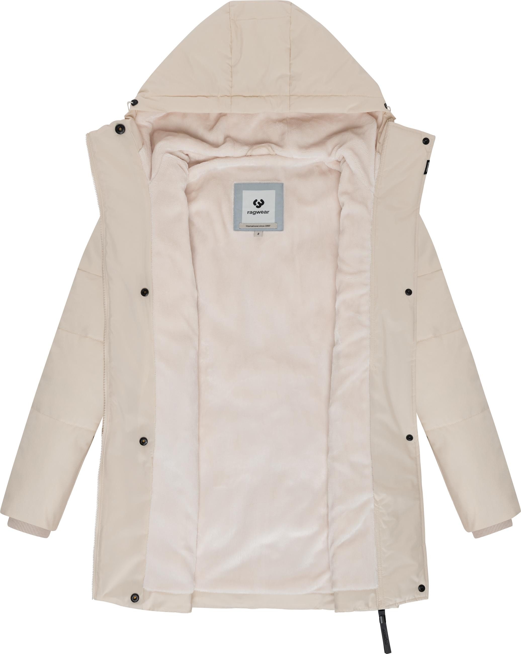 Ragwear Steppmantel Pevilla YOUMODO Wasserdichter Damen Winter gesteppter Kurzmantel