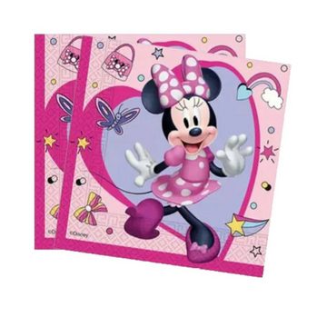 Disney Minnie Mouse Einweggeschirr-Set Disney Minnie Maus Kinder Geburtstag Deko Set 36tlg. (36-tlg)