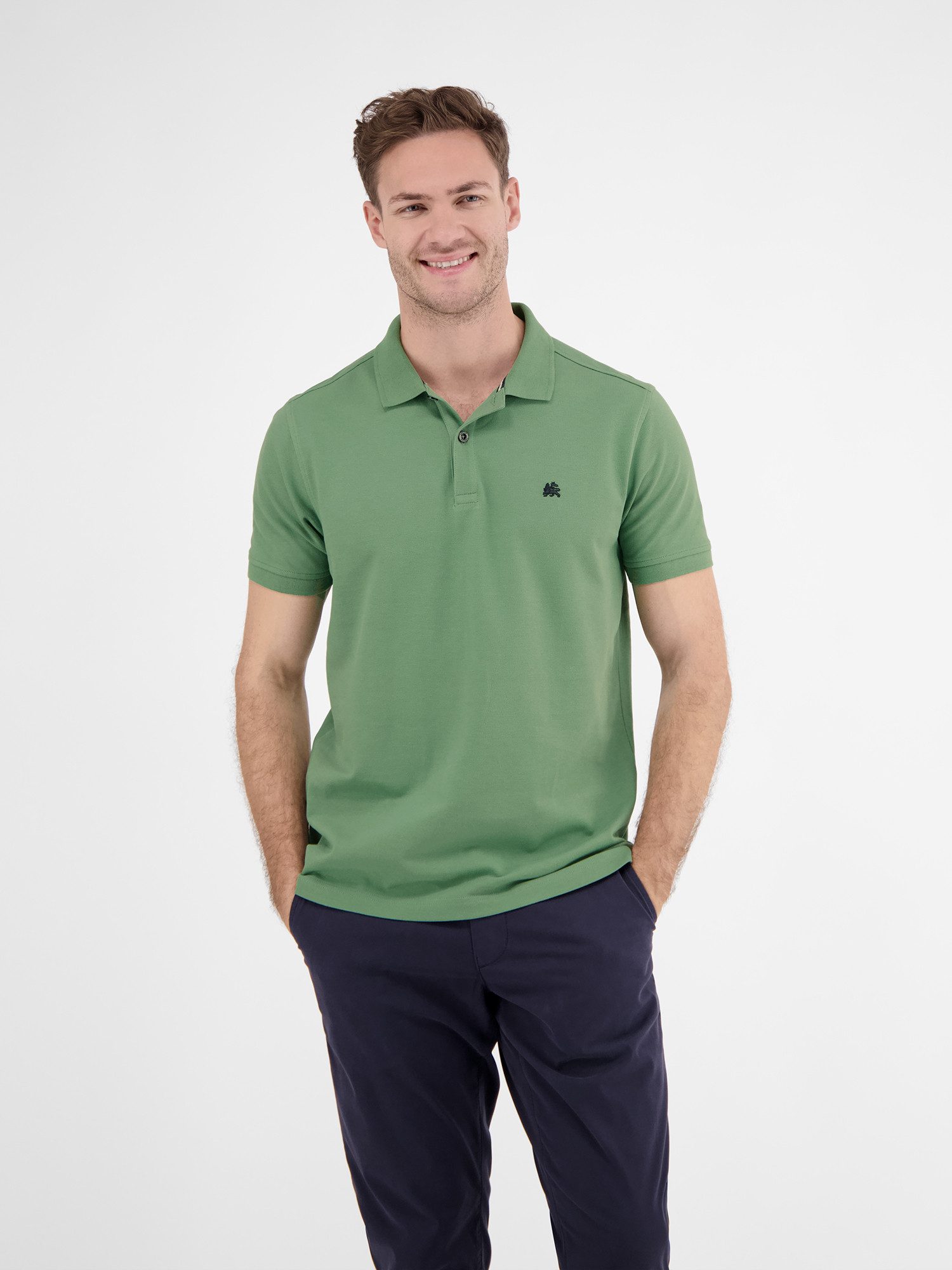 LERROS Poloshirt LERROS Herren Poloshirt, unifarben günstig online kaufen