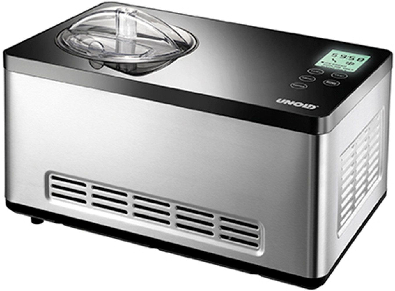Unold Eismaschine Gusto, 2 l, 180 W, Robuster Motor, für Dauerbetrieb geeignet