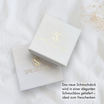 SPIEGELLUST Armband, Edelstahlarmband mit Muster, Statement Blätter Armband