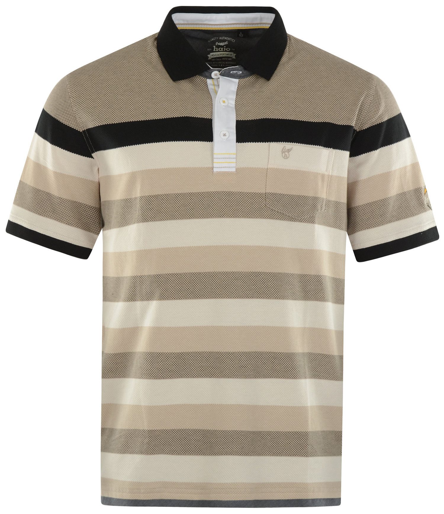 Hajo Poloshirt Herren Poloshirt (1-tlg) Bügelfrei