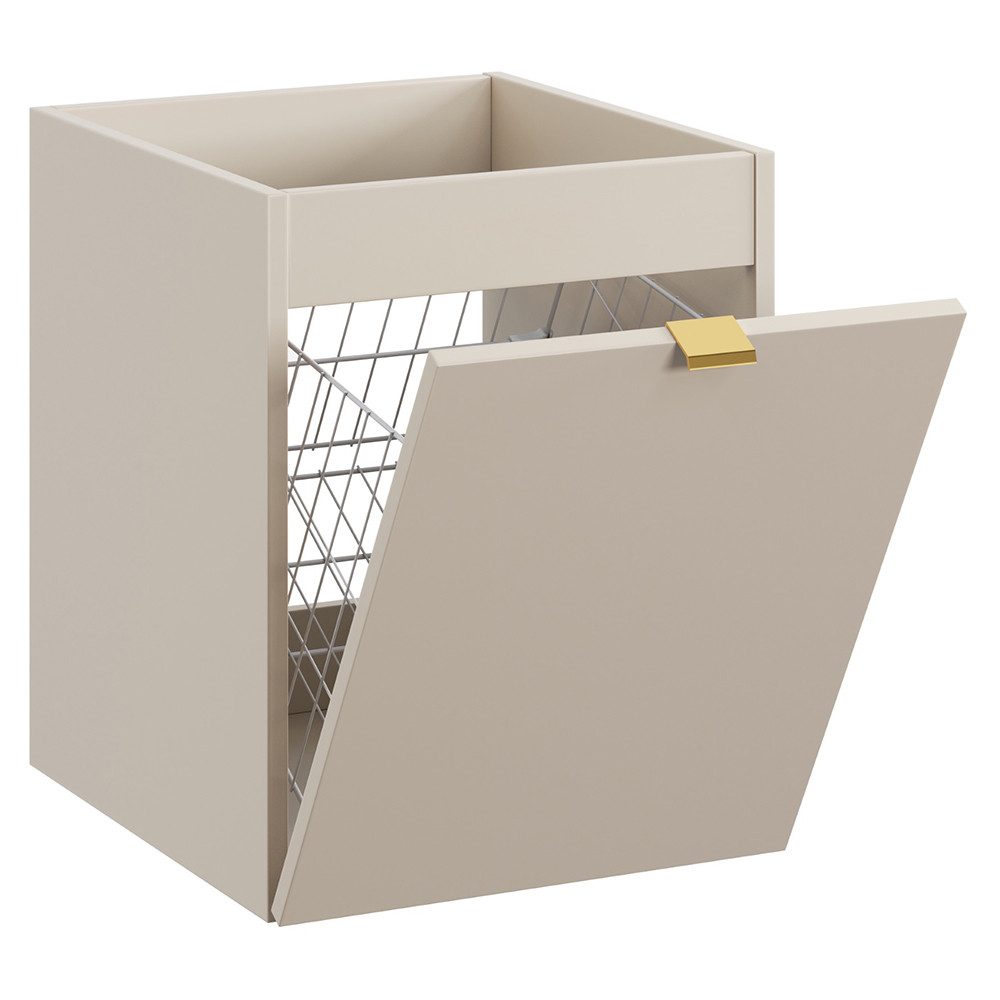 Lomadox Unterschrank DURANGO-56 40 cm breit mit Wäschekorb, kaschmir günstig online kaufen