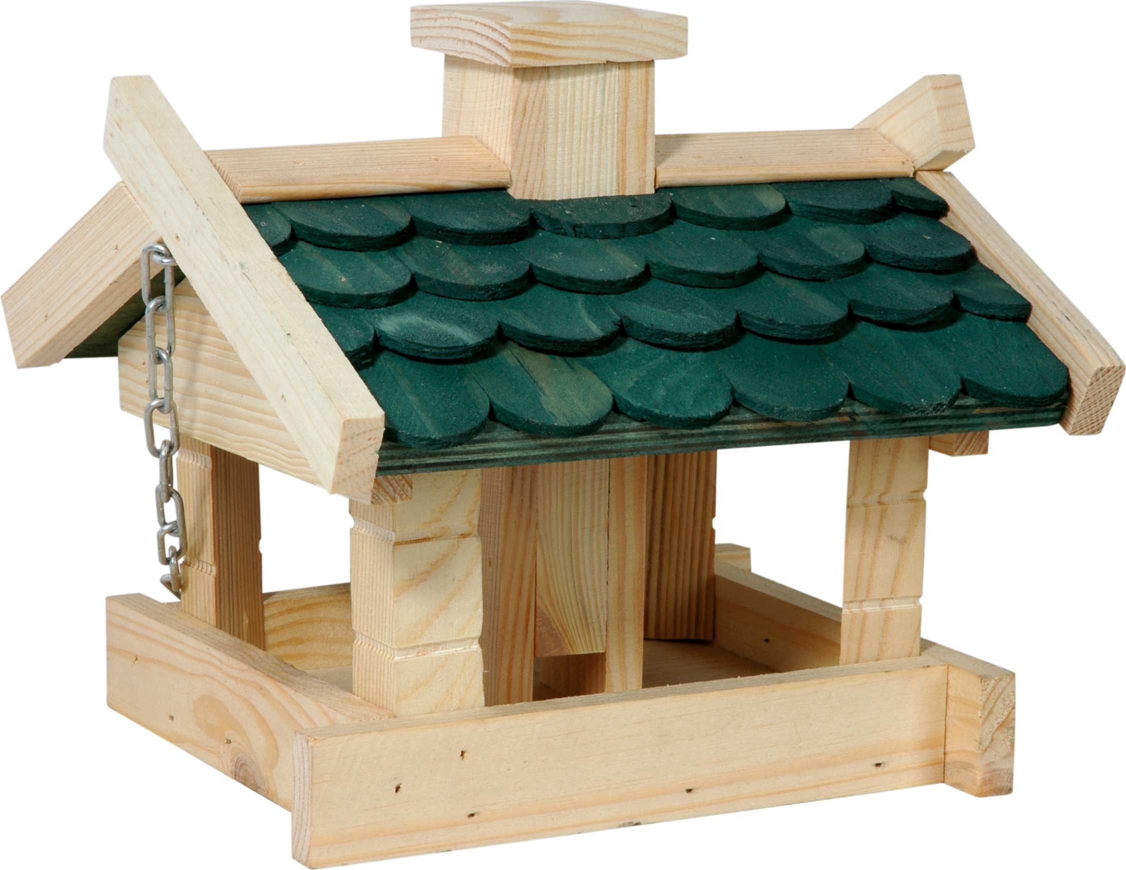 Vogelhaus Vogelfutterhaus mit Schindeldach