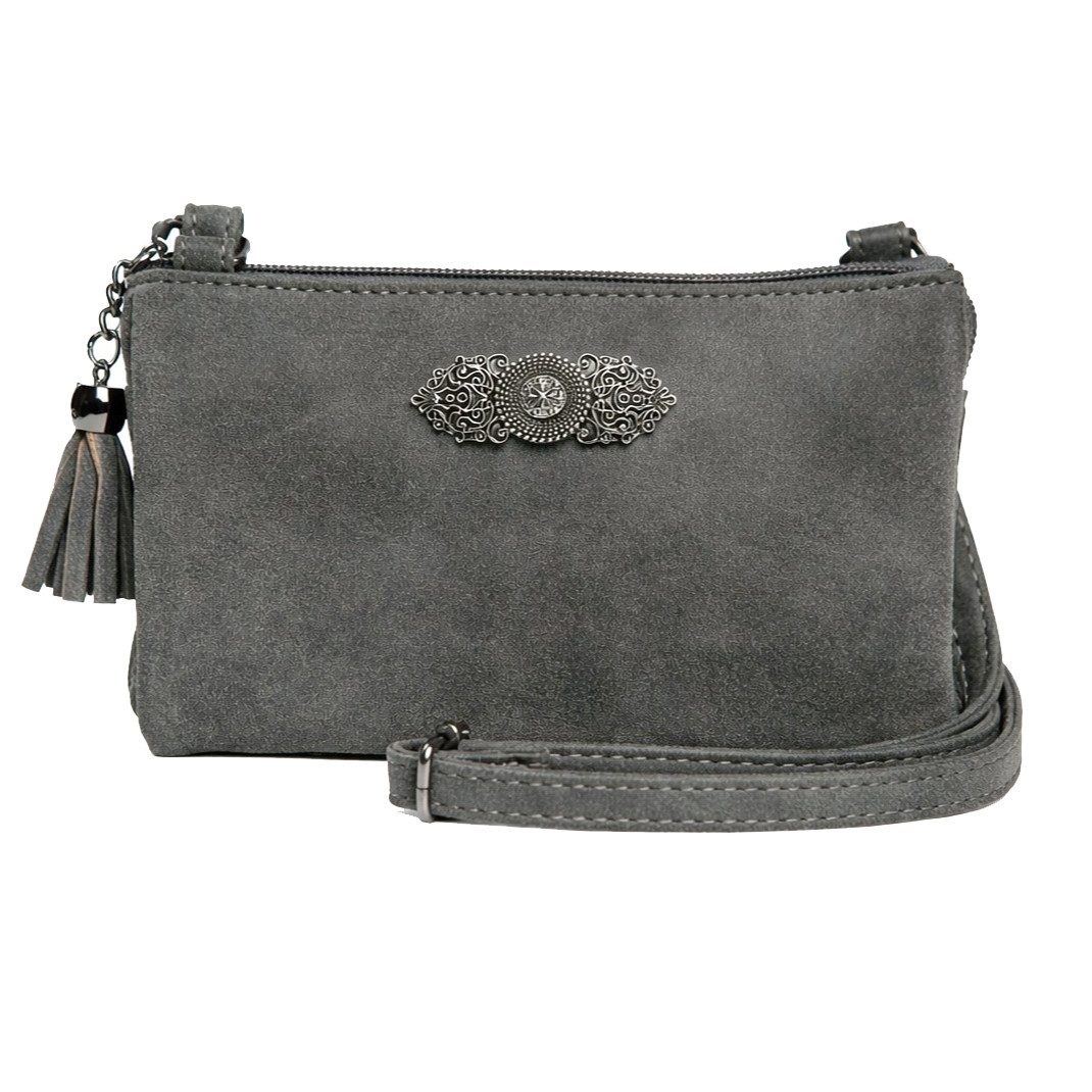 Der Trachtler Trachtentasche Damen Dirndltasche mit Zierteil, - stilvolles Trachten-Accessoire
