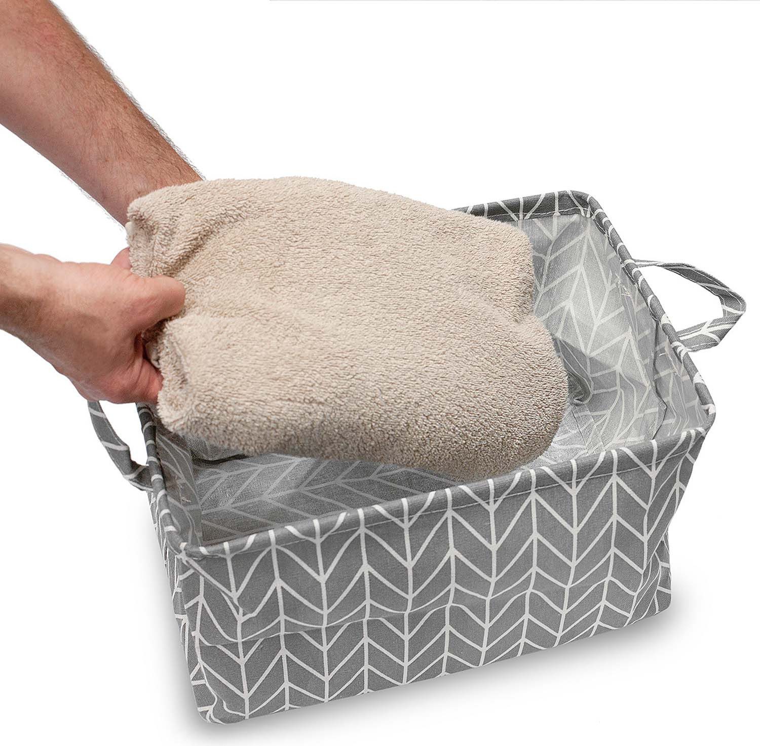 Feluna Aufbewahrungskorb Leinenkorb Deko-Korb (Faltbarer Klappkorb), günstig online kaufen