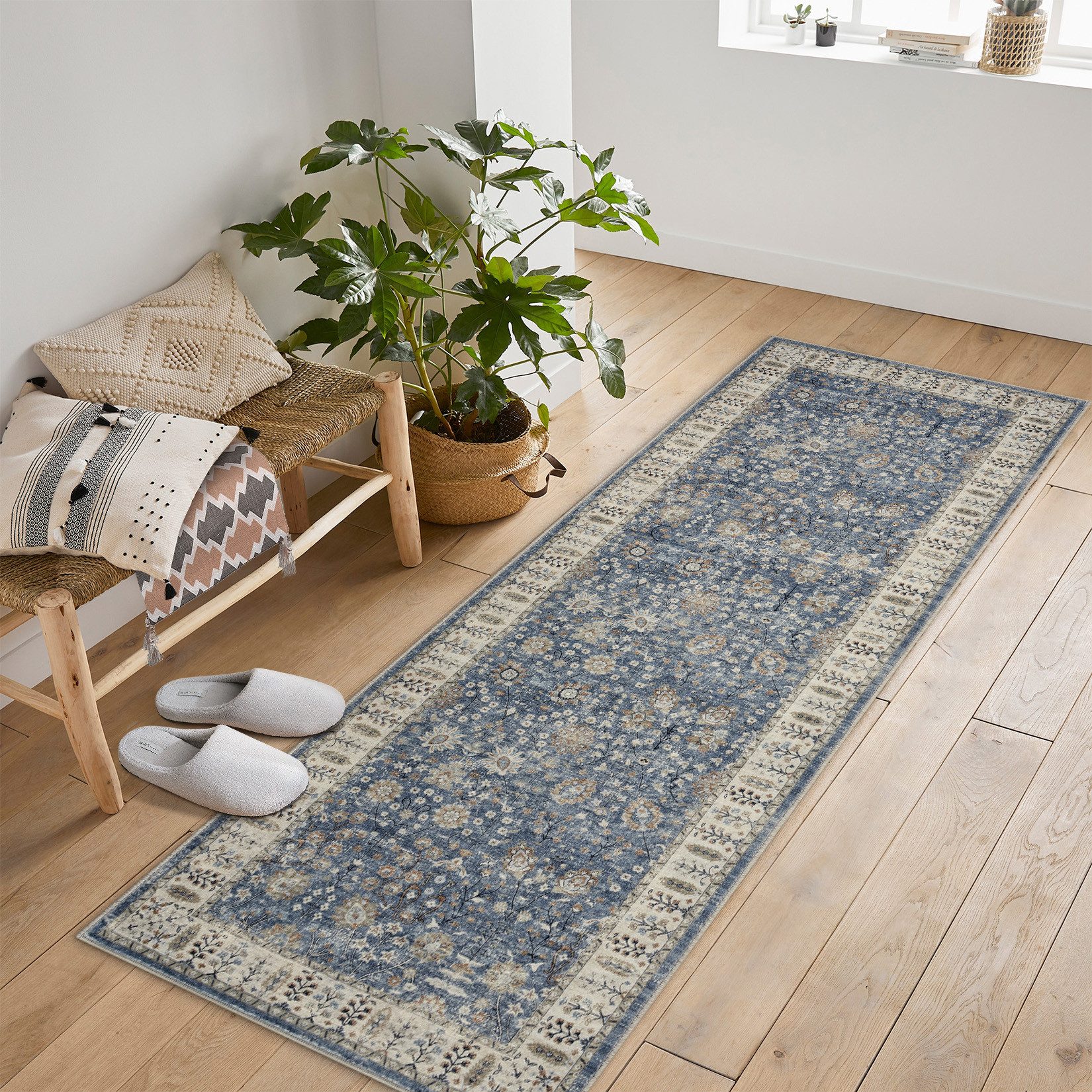 GarveeMore Teppich Maschinenwaschbarer Boho Rutschfester Teppich günstig online kaufen