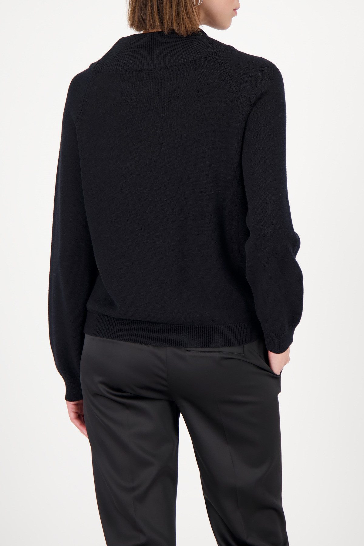 Monari Strickpullover Pullover Schmucksteine Regular fit mit Stehkragen günstig online kaufen