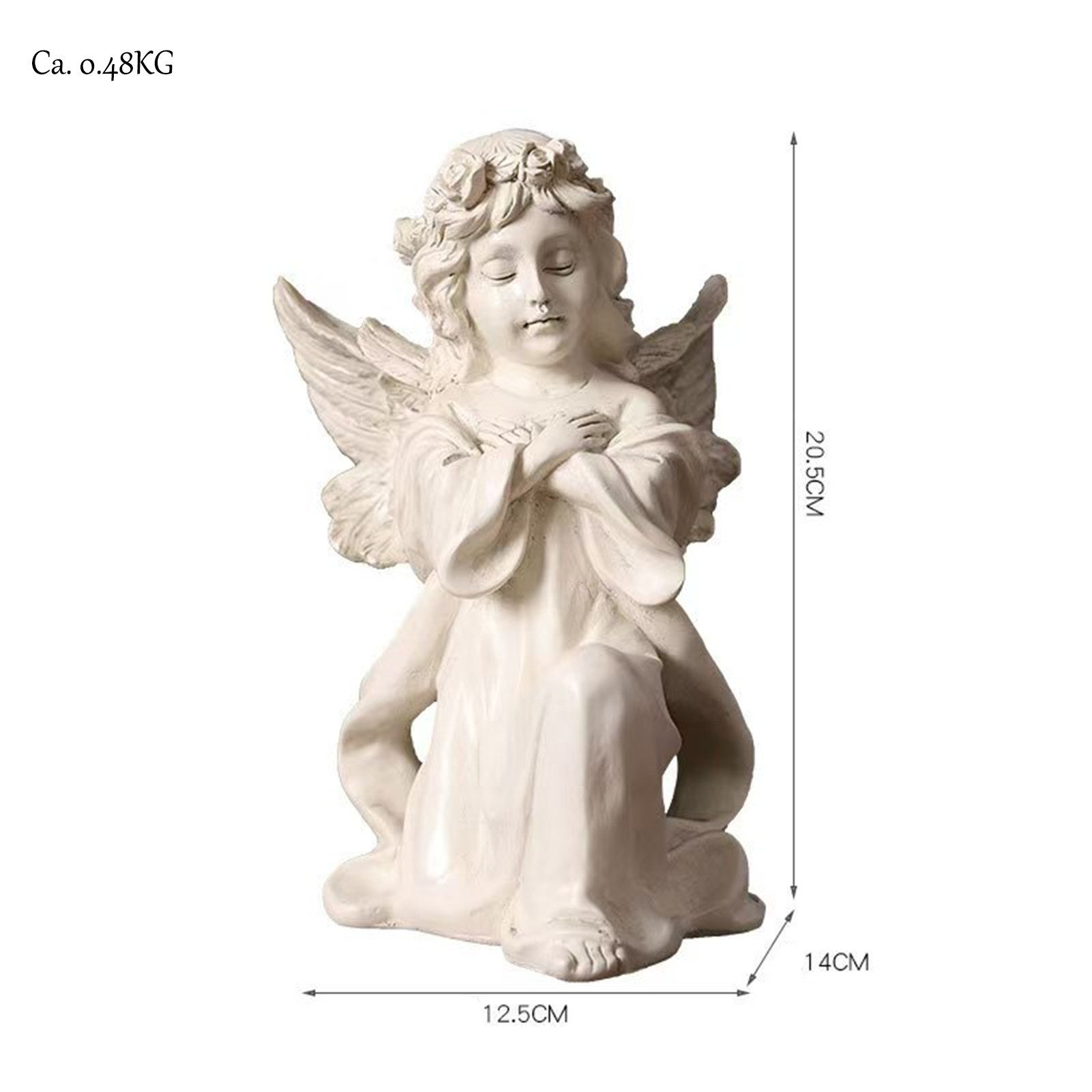 Jumpeak Engelfigur Dekorative Figuren, Weißer Engel günstig online kaufen