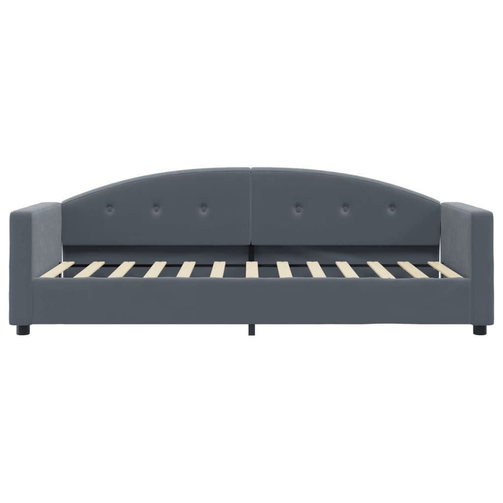 vidaXL Bett Tagesbett Dunkelgrau 80x200 cm günstig online kaufen