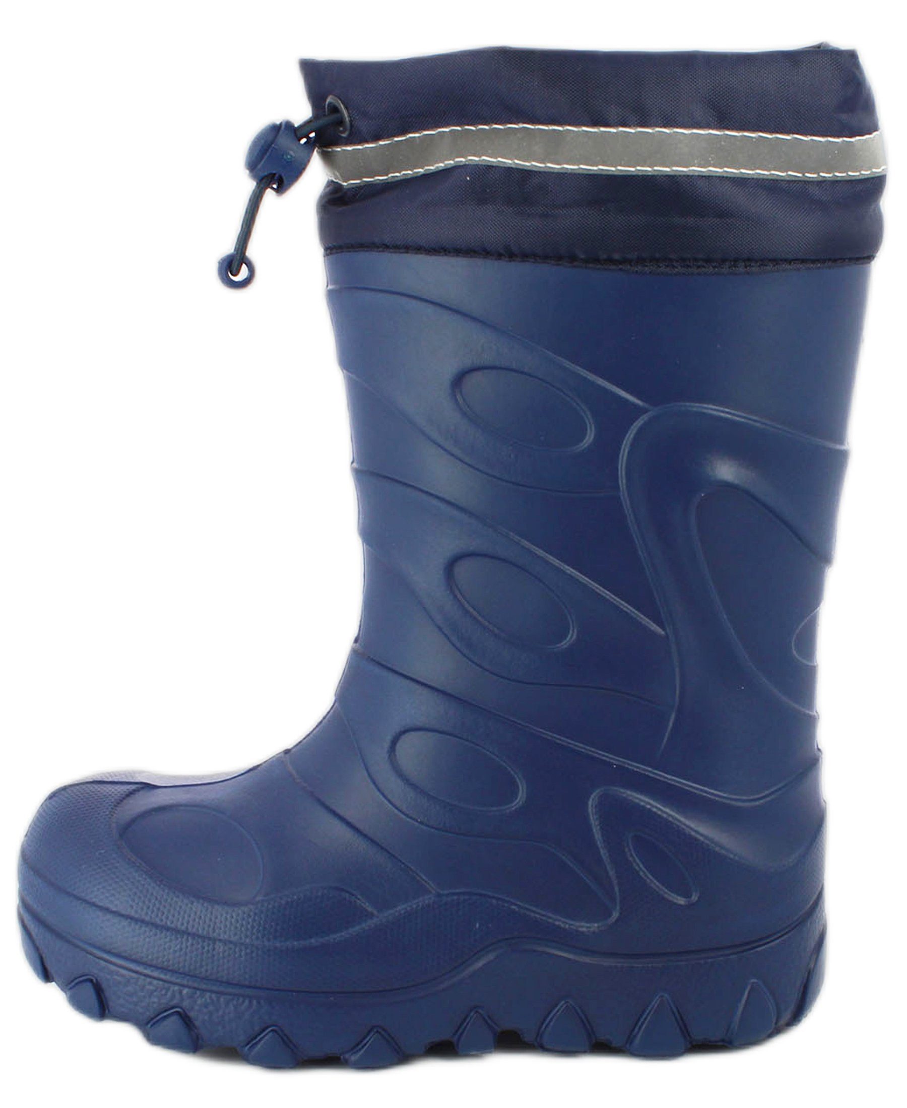 Beck Regenstiefel Basic mit Warmfutter - super leicht Резиновые сапоги (für Mädchen und Jungs, für warme Füße bei Nässe und Kälte) wasserdicht, sehr kuscheliges Warmfutter