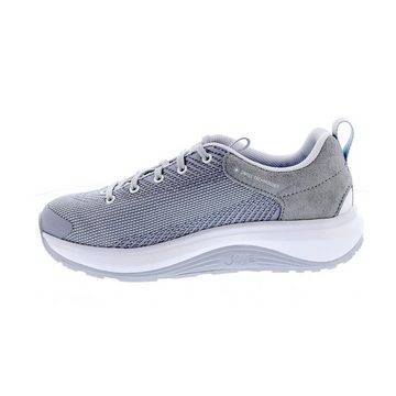 Joya Maui Light Grey Women Sneaker, Textile / Leder, Wave-Sohle, Extra wei Schnürschuh