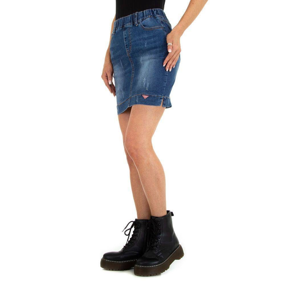 Ital-Design Jeansrock Damen Freizeit (77737804) Destroyed-Look günstig online kaufen