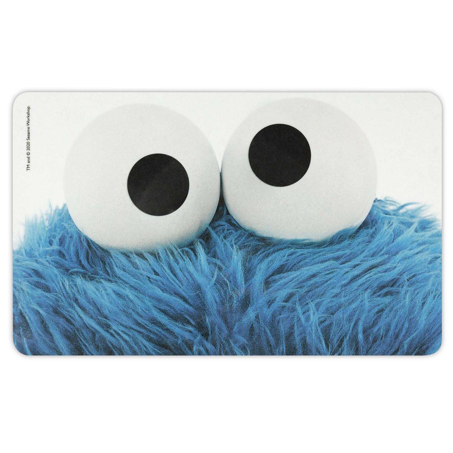 United Labels® Frühstücksbrett Sesamtstraße Brettchen - Krümelmonster Frühstücksbrettchen Cookie Monster Schneidebrettchen aus Resopal, Resopal