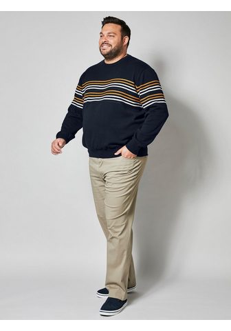 Пуловер с garngefärbten Streifen