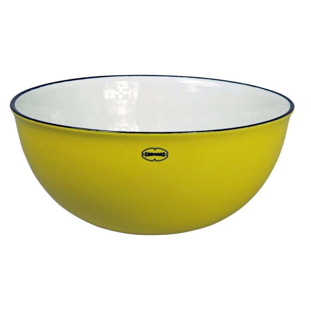 Capventure Schüssel Cabanaz Schüssel Salatschüssel - Bowl Keramik Schale Salad gelb Material: 1201644