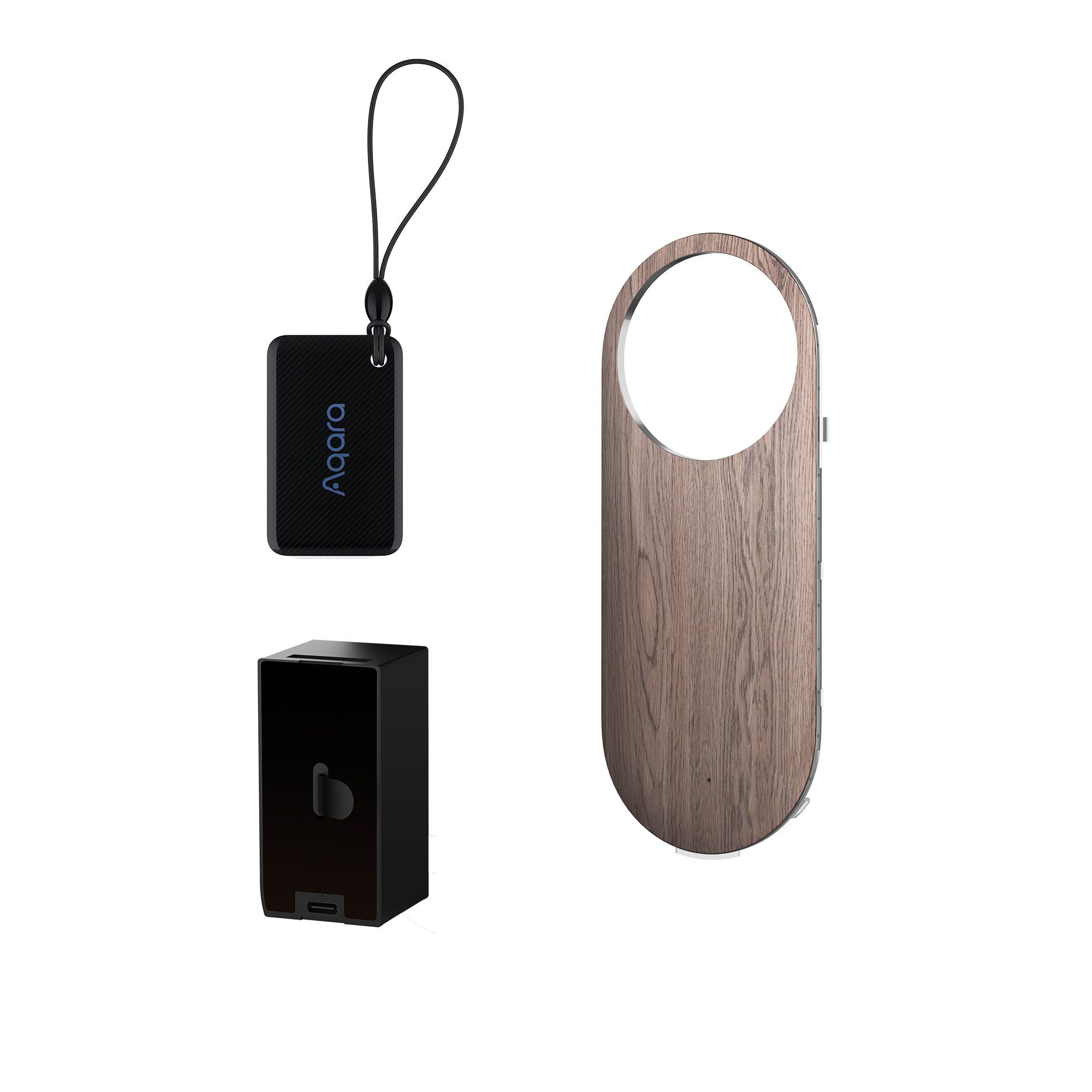 Aqara Türschlossantrieb U200 Kit mit Fingerabdruck-Erkennung, (Bluetooth, Matter over Thread, Smartlock mit Apple Home Key, Einfache Installation, Verschiedene Entriegelungsmethoden), Unterstützt Apple Home, Google Home, Alexa und SmartThings