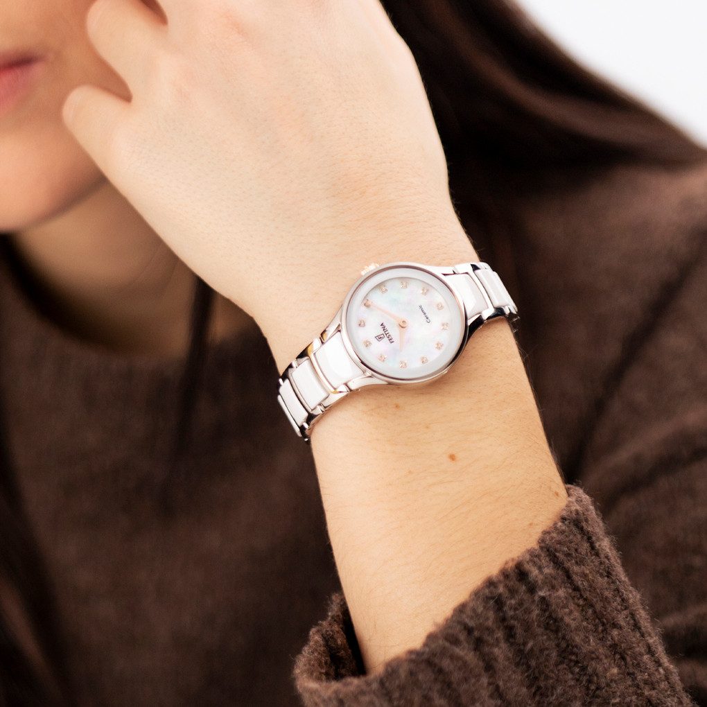 Festina Keramikuhr Ceramic F20752_8, Quarzuhr, Armbanduhr, Damenuhr, analog