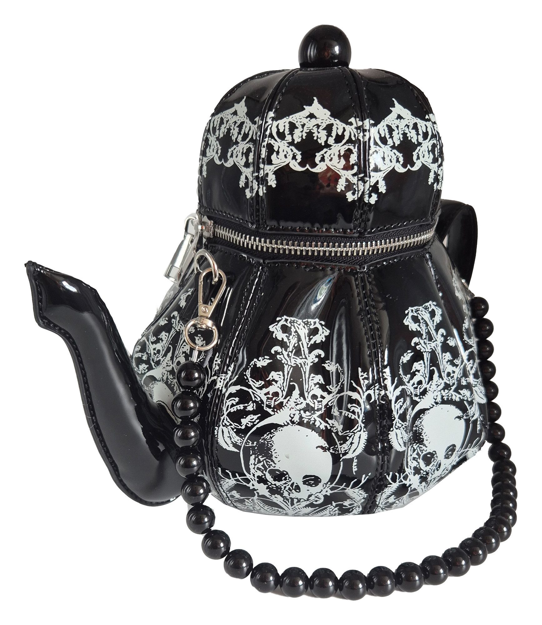 Einkaufszauber Handtasche Designer Crossbody Handtasche Teekanne Skull Totenkopf