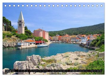 CALVENDO Wandkalender Kroatien (Tischkalender 2024 DIN A5 quer), CALVENDO Monatskalender